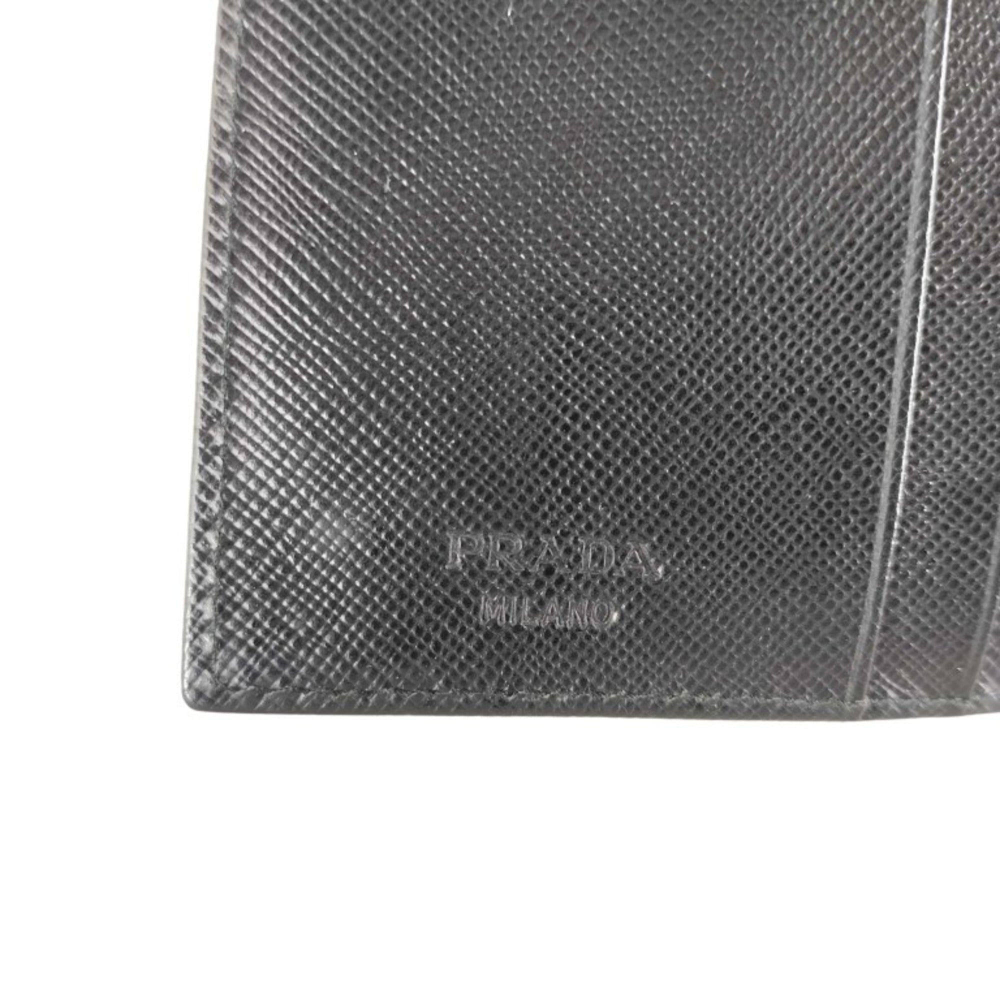 Prada Black Nylon Wallet (Bi-Fold) (Pre-Owned)