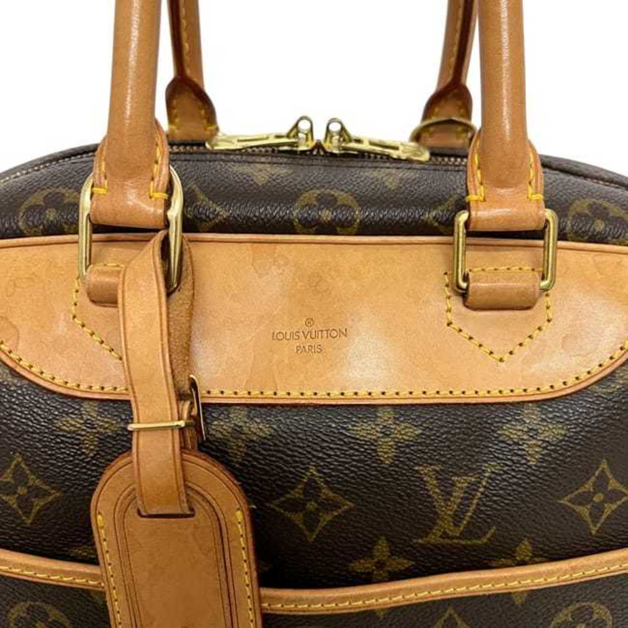 Louis Vuitton Monogram Brown Monogram Leather Boston Bag Handbag (Pre-Owned)