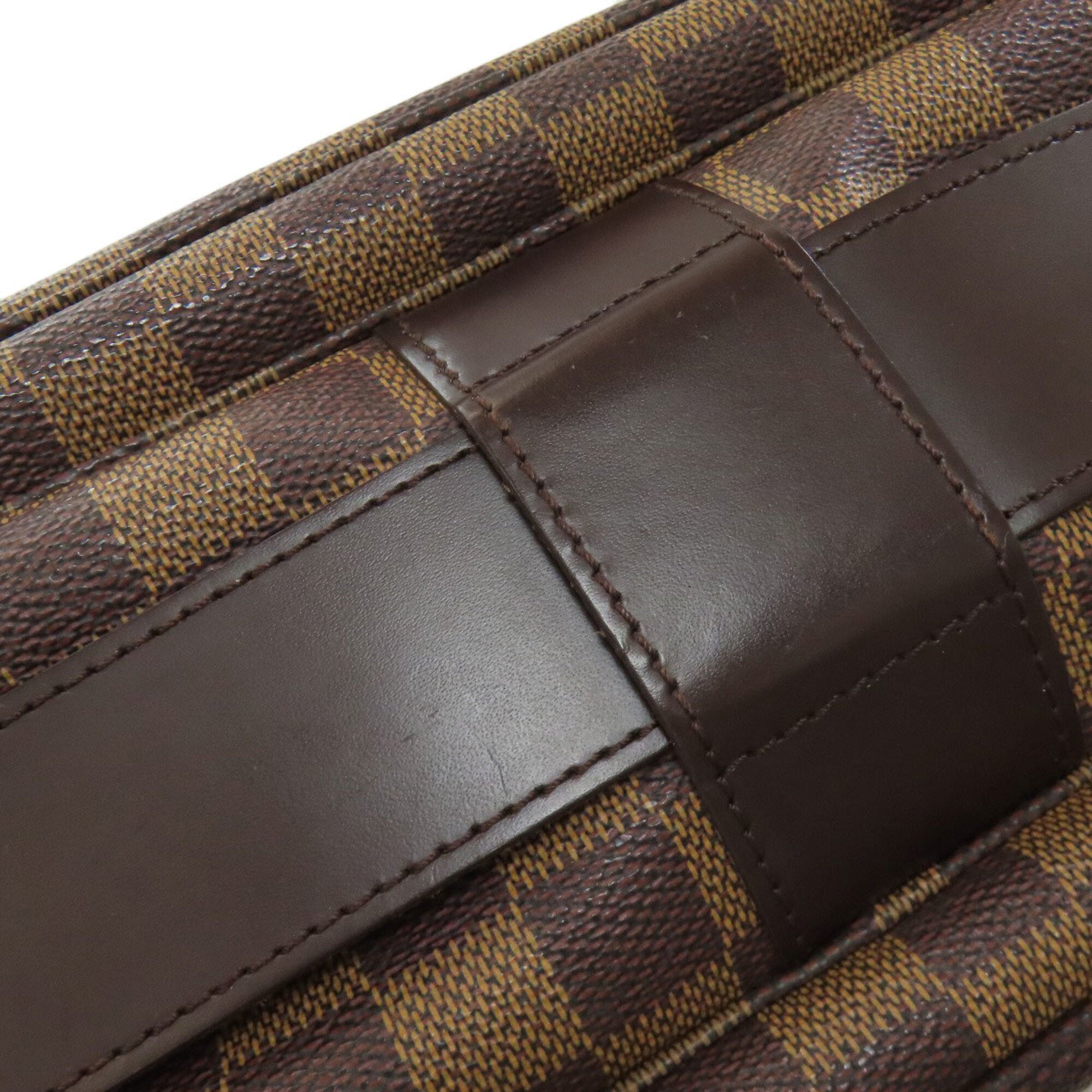 Louis Vuitton Damier Damier Canvas Ebene Damier Canvas Shoulder Bag (Pre-Owned)