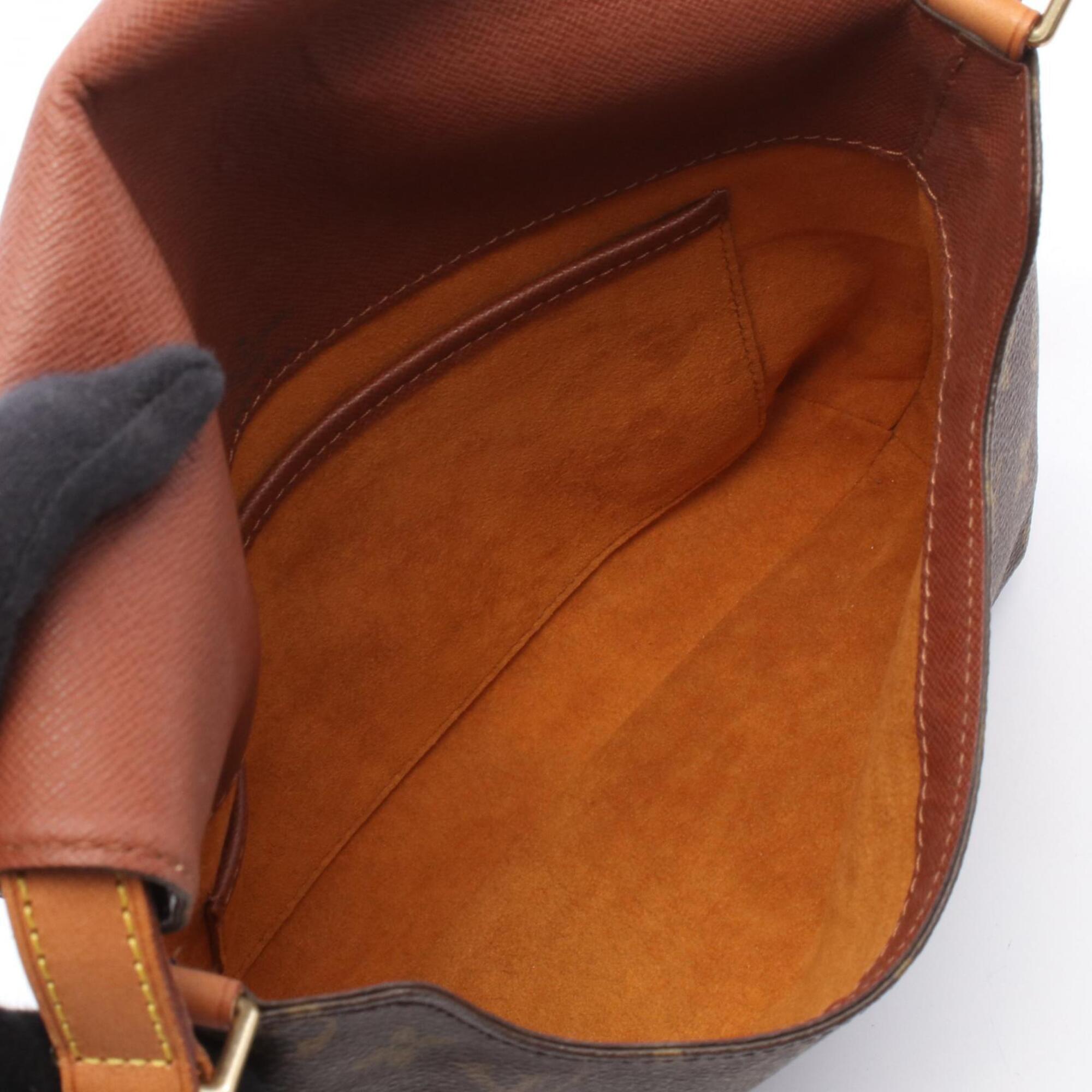 Louis Vuitton Brown Pvc Coated Canvas Leather Handbag Shoulder Bag (Pre-Owned)