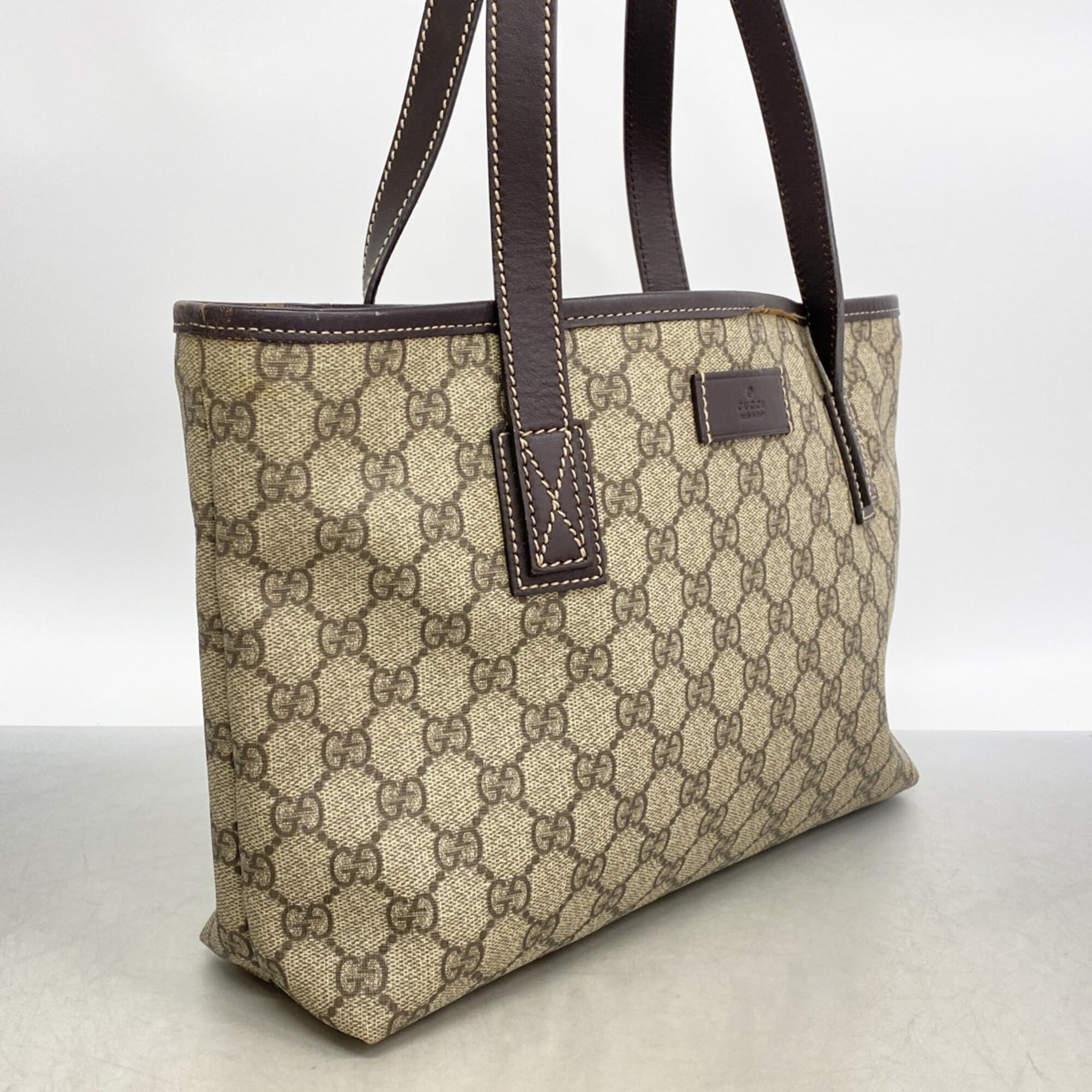 Gucci Brown Pvc Tote Bag (Pre-Owned)