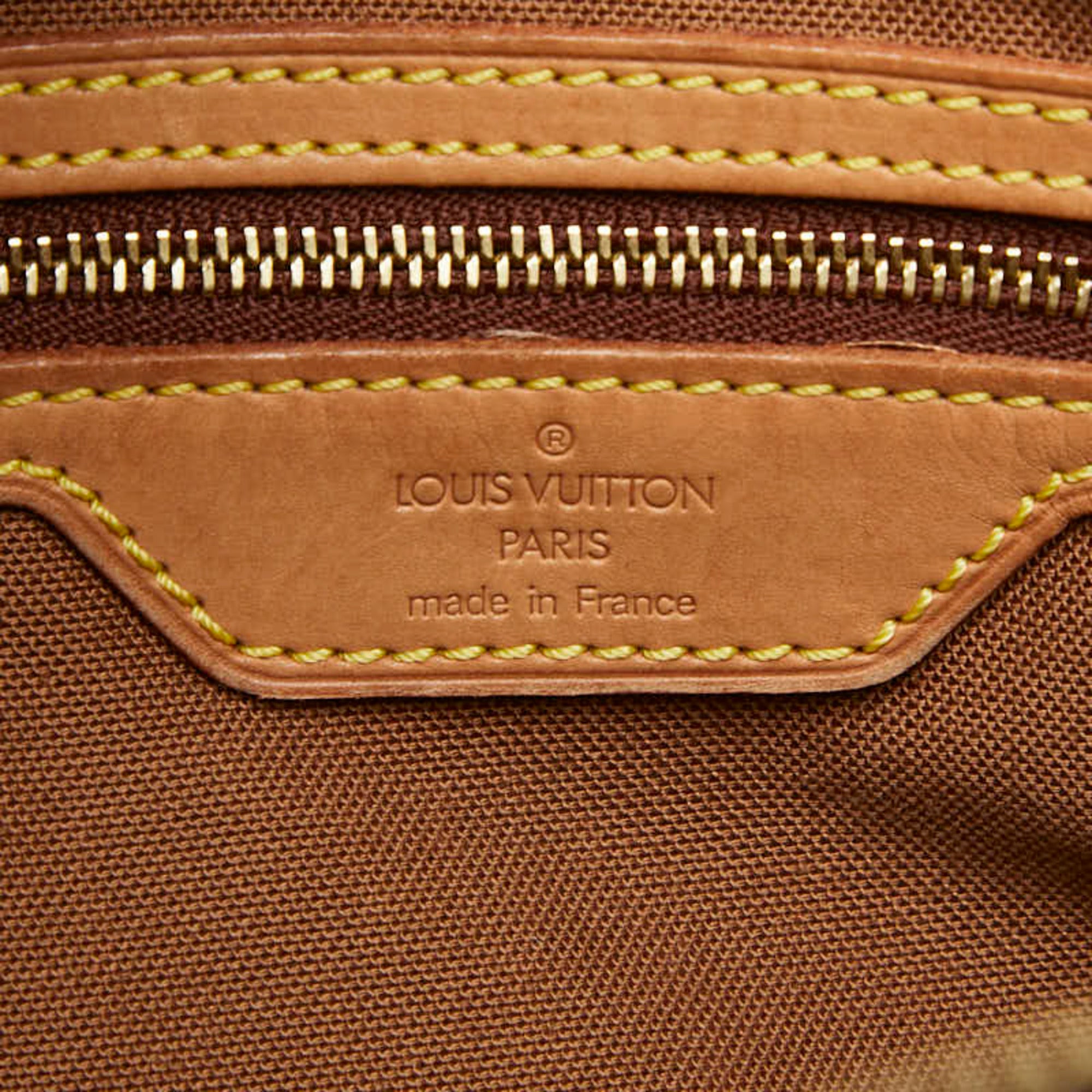 Louis Vuitton Brown Pvc Leather Tote Bag (Pre-Owned)