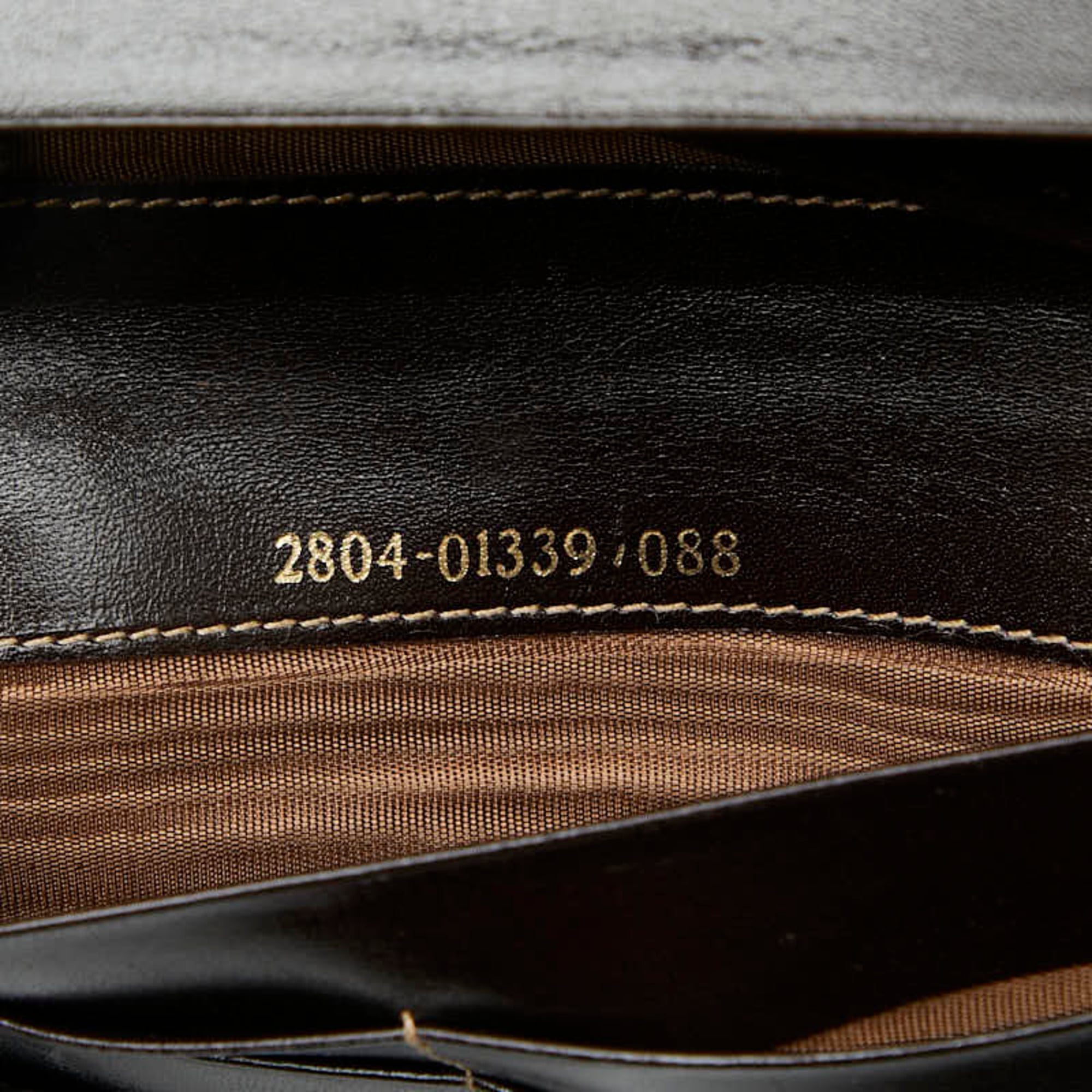 Fendi Brown Canvas Leather Long Wallet (Bi-Fold) (Pre-Owned)