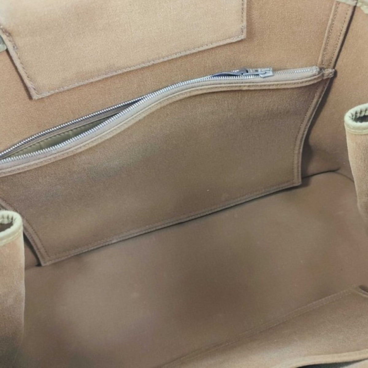 Hermes Brown Canvas Leather Shoulder Bag (Pre-Owned)
