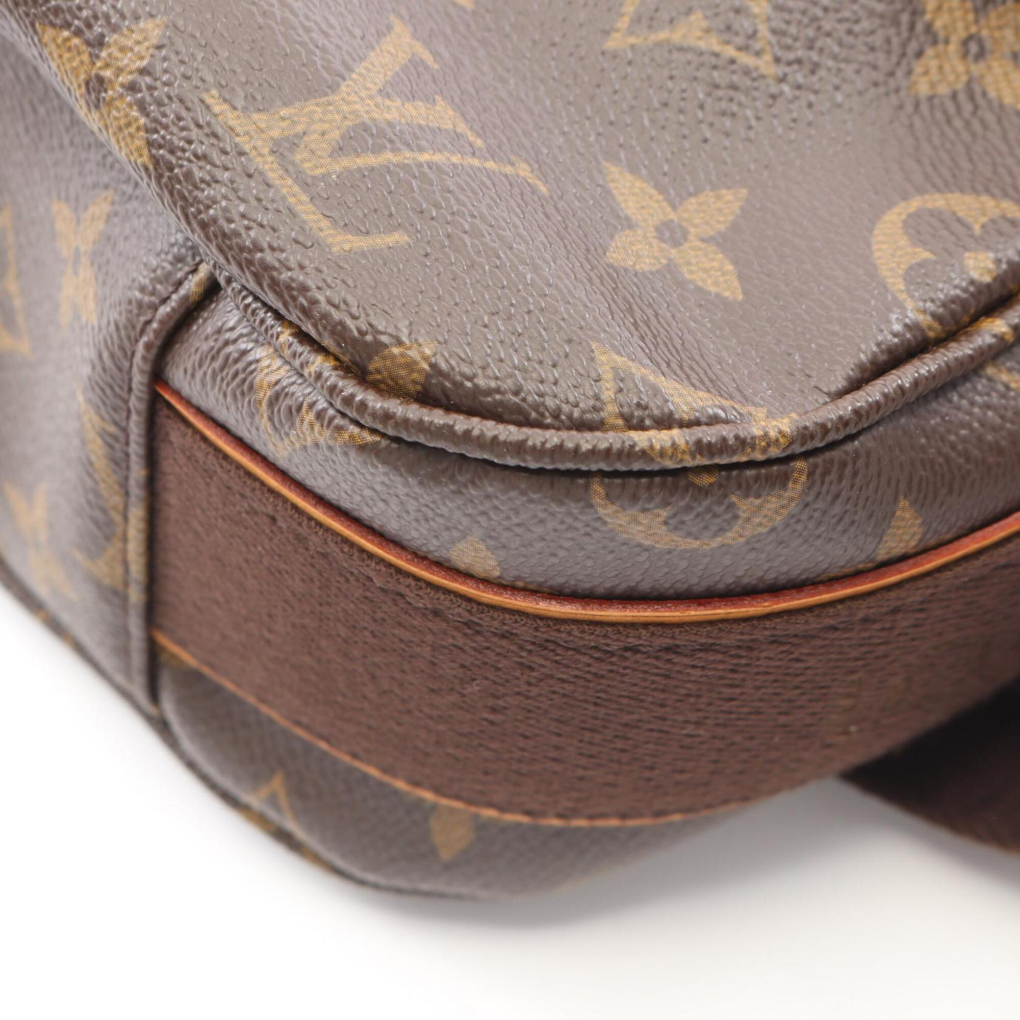 Louis Vuitton Brown Monogram Coated Canvas Handbag Shoulder Bag (Pre-Owned)