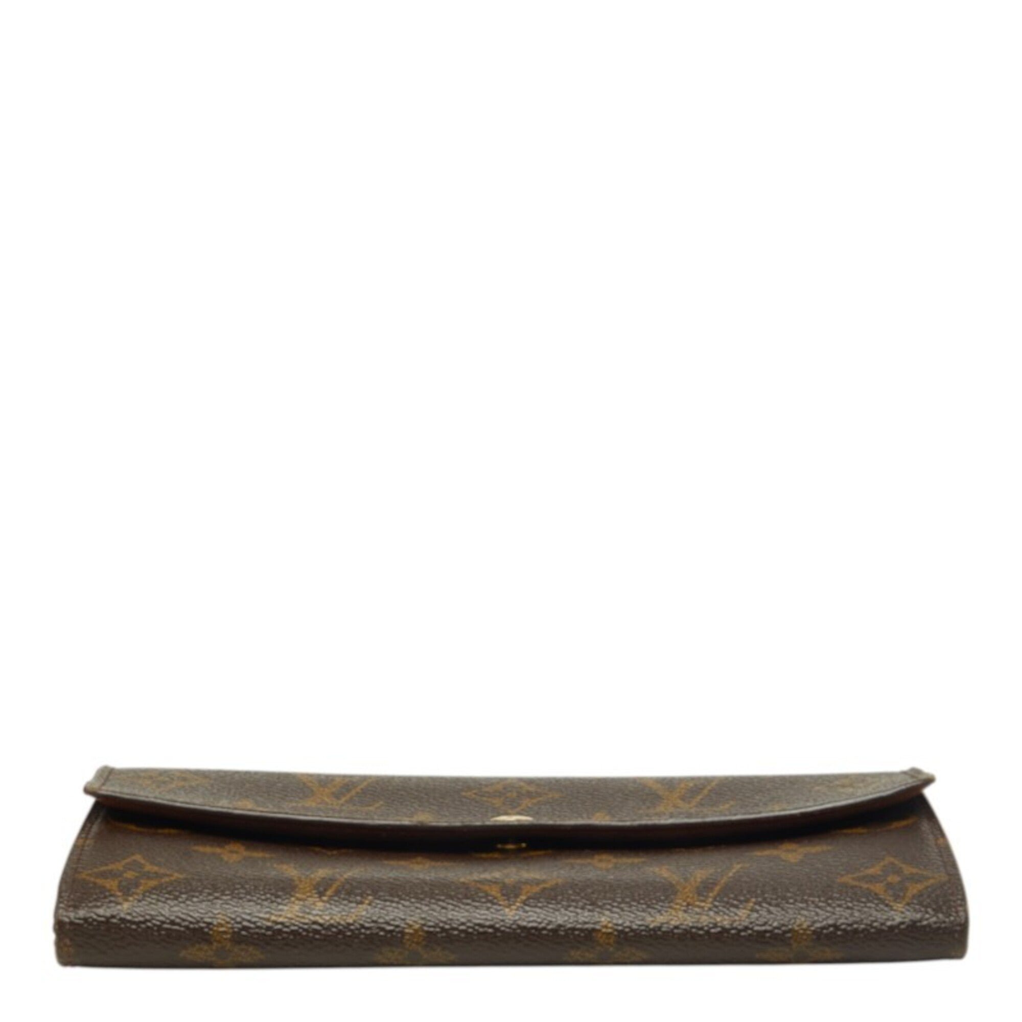 Louis Vuitton Brown Pvc Long Wallet (Bi-Fold) (Pre-Owned)