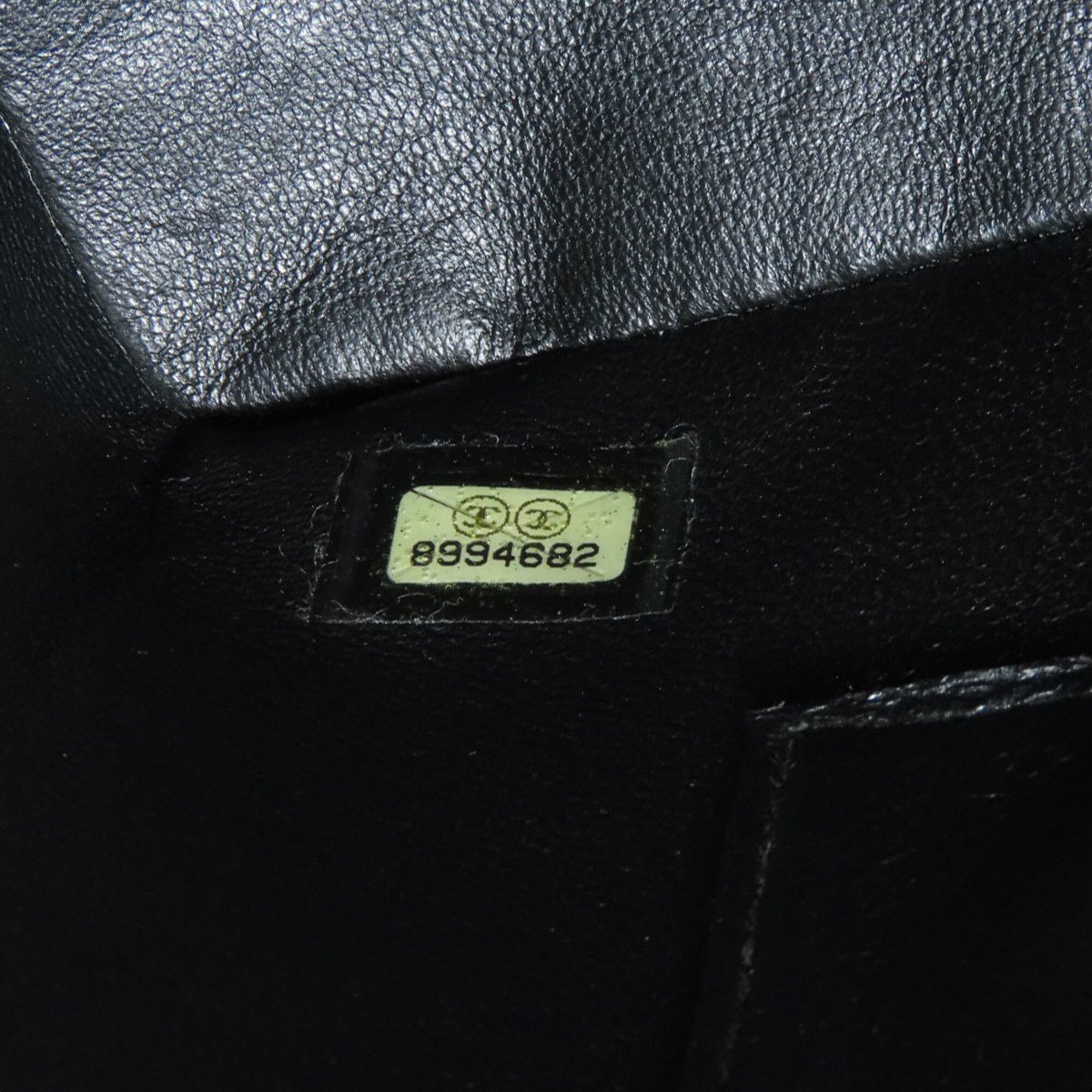 Chanel Black Leather Tote Bag (Pre-Owned)