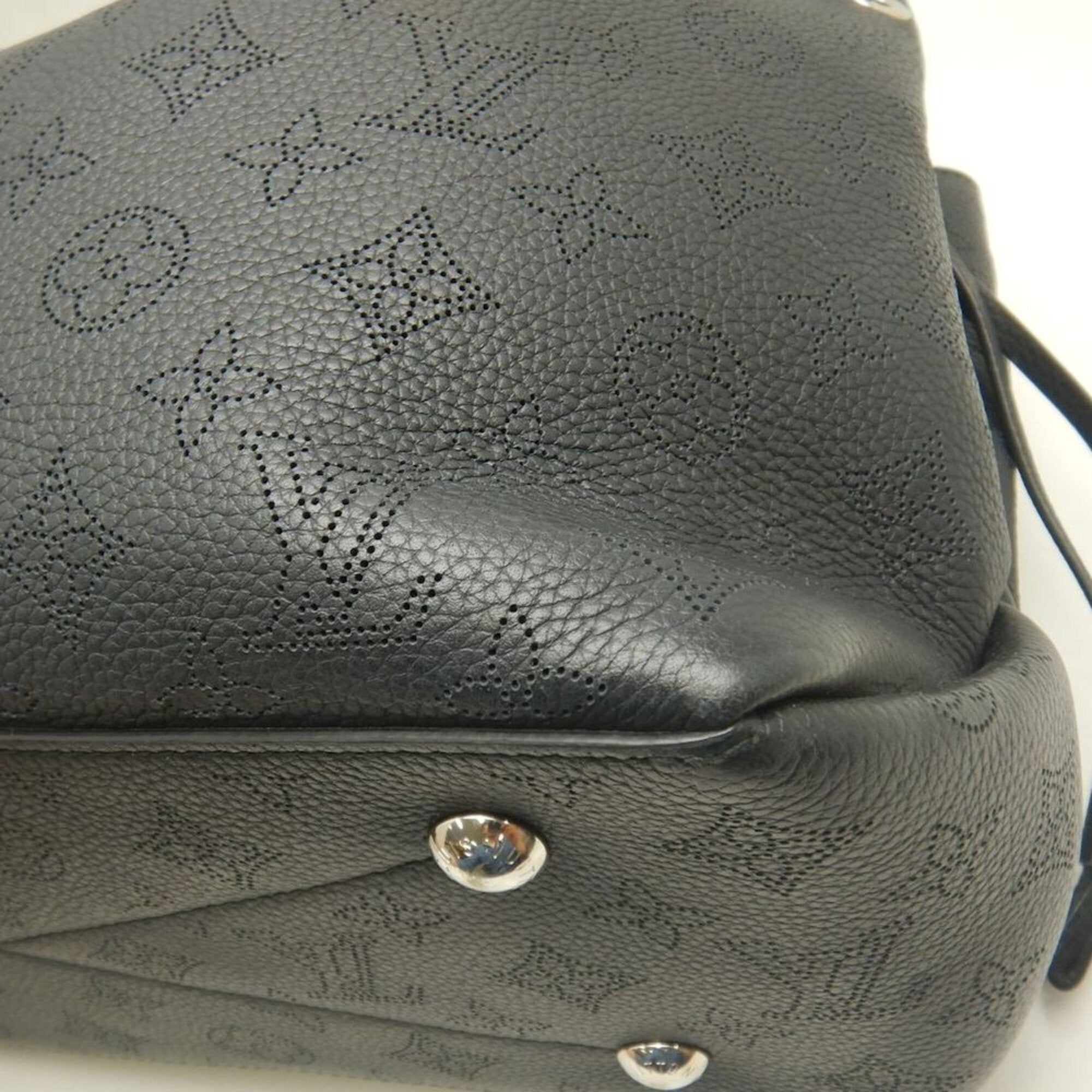 Louis Vuitton Mahina Noir Mahina Leather Tote Bag (Pre-Owned)