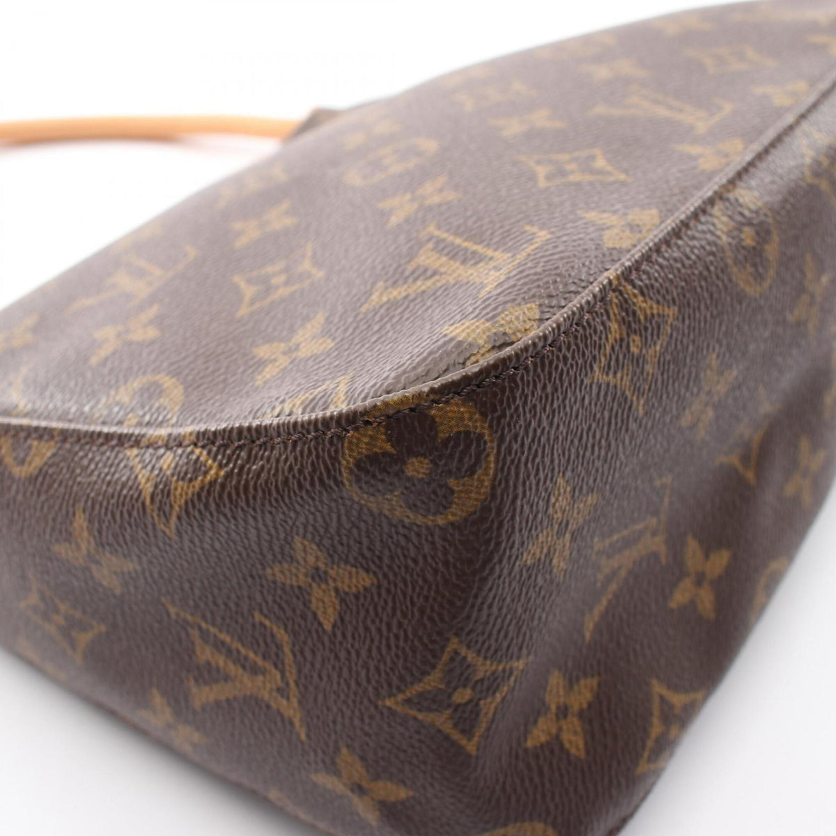 Louis Vuitton Brown Pvc Leather Handbag Shoulder Bag (Pre-Owned)
