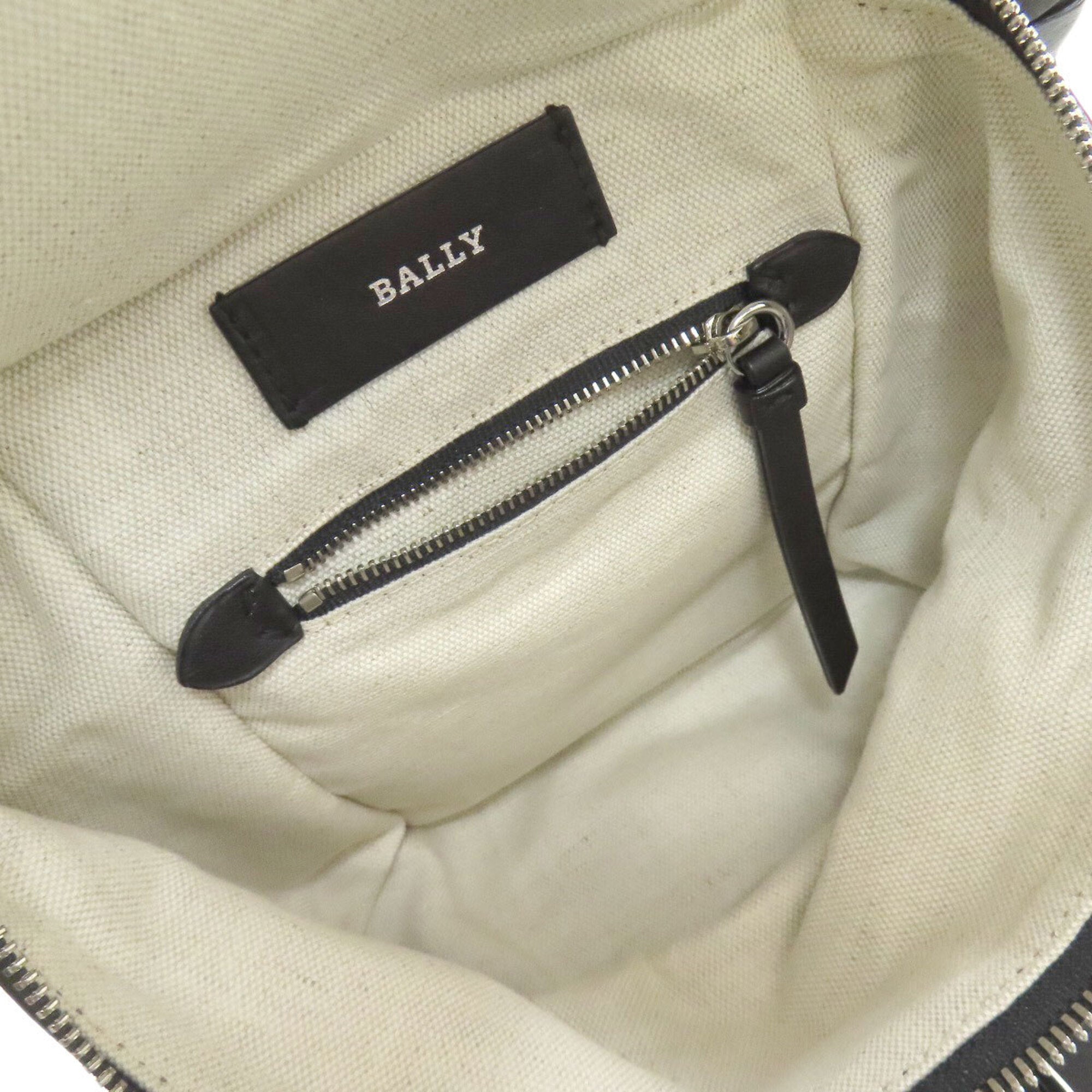 Bally Black Leather Backpack (Pre-Owned)