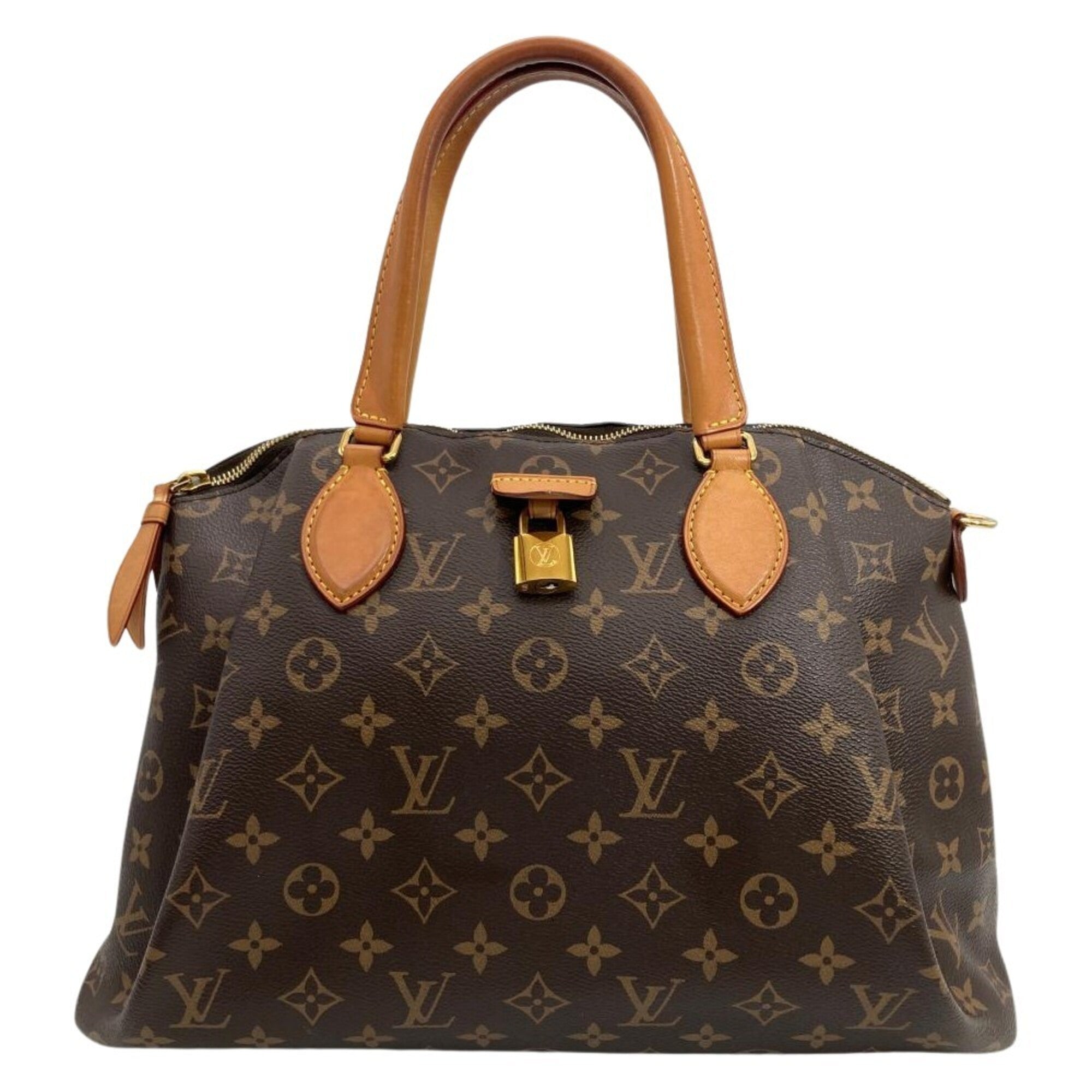 Louis Vuitton Brown Monogram Canvas Handbag (Pre-Owned)
