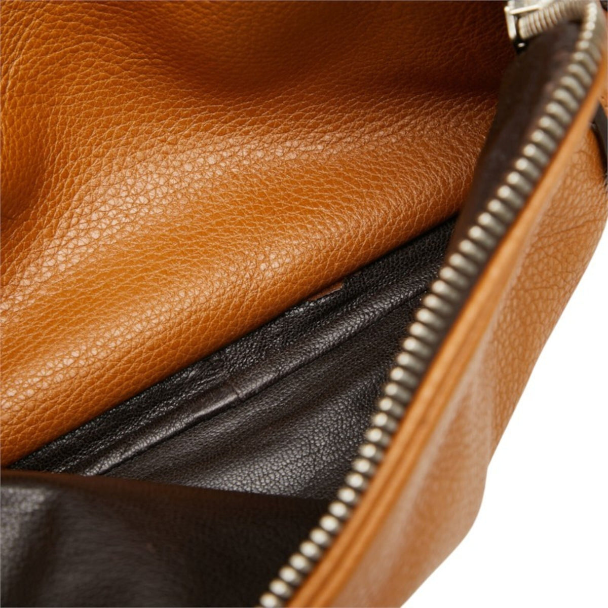Prada Brown Camel Leather Shoulder Bag (Pre-Owned)