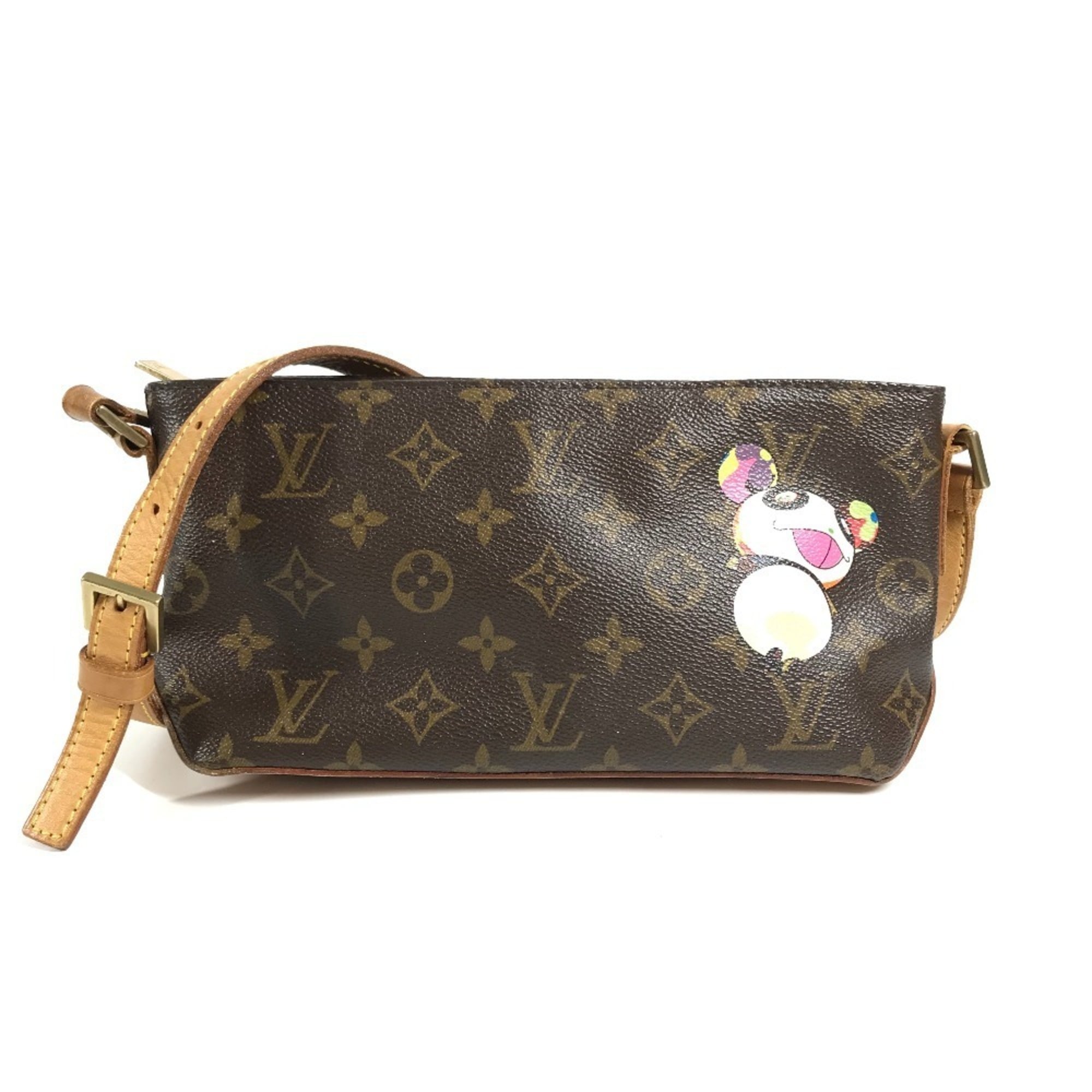 Louis Vuitton Brown Monogram Panda Monogram Canvas Pochette Shoulder Bag (Pre-Owned)