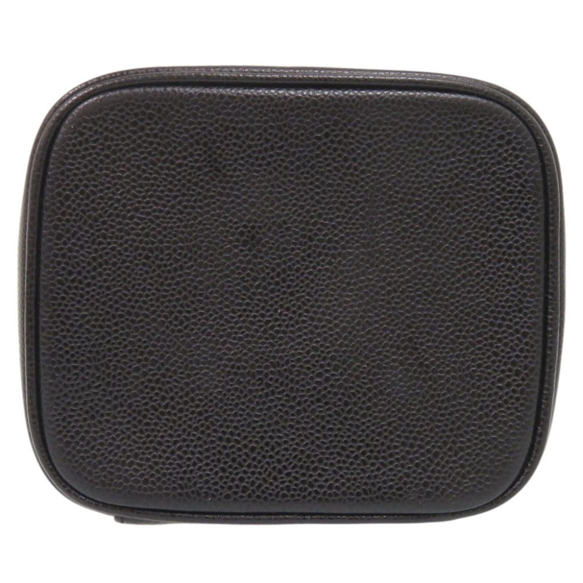 Chanel Black Grained Calfskin Pouch Vanity Bag (Pre-Owned)