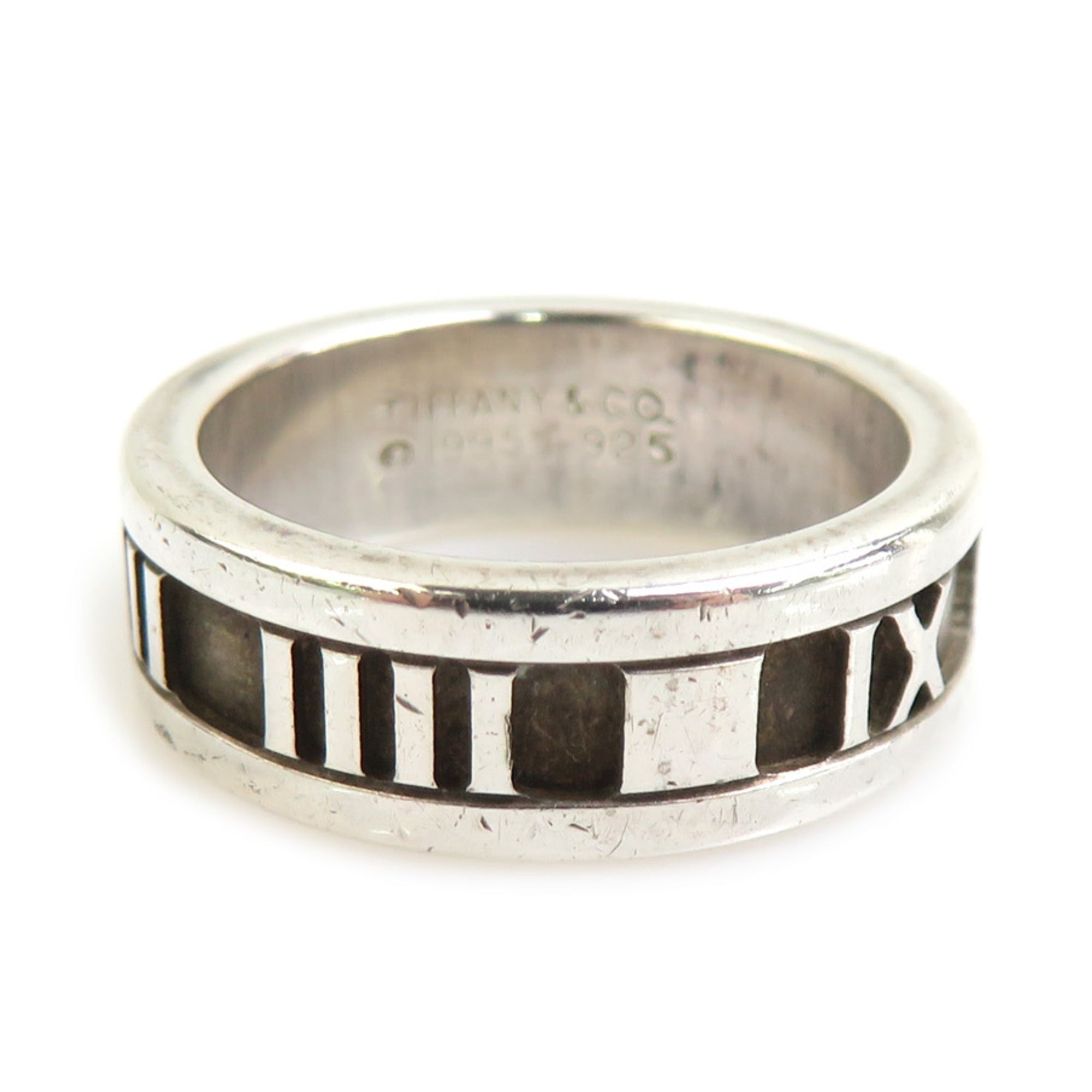 Tiffany Silver Silver 925 Band Ring (Pre-Owned)