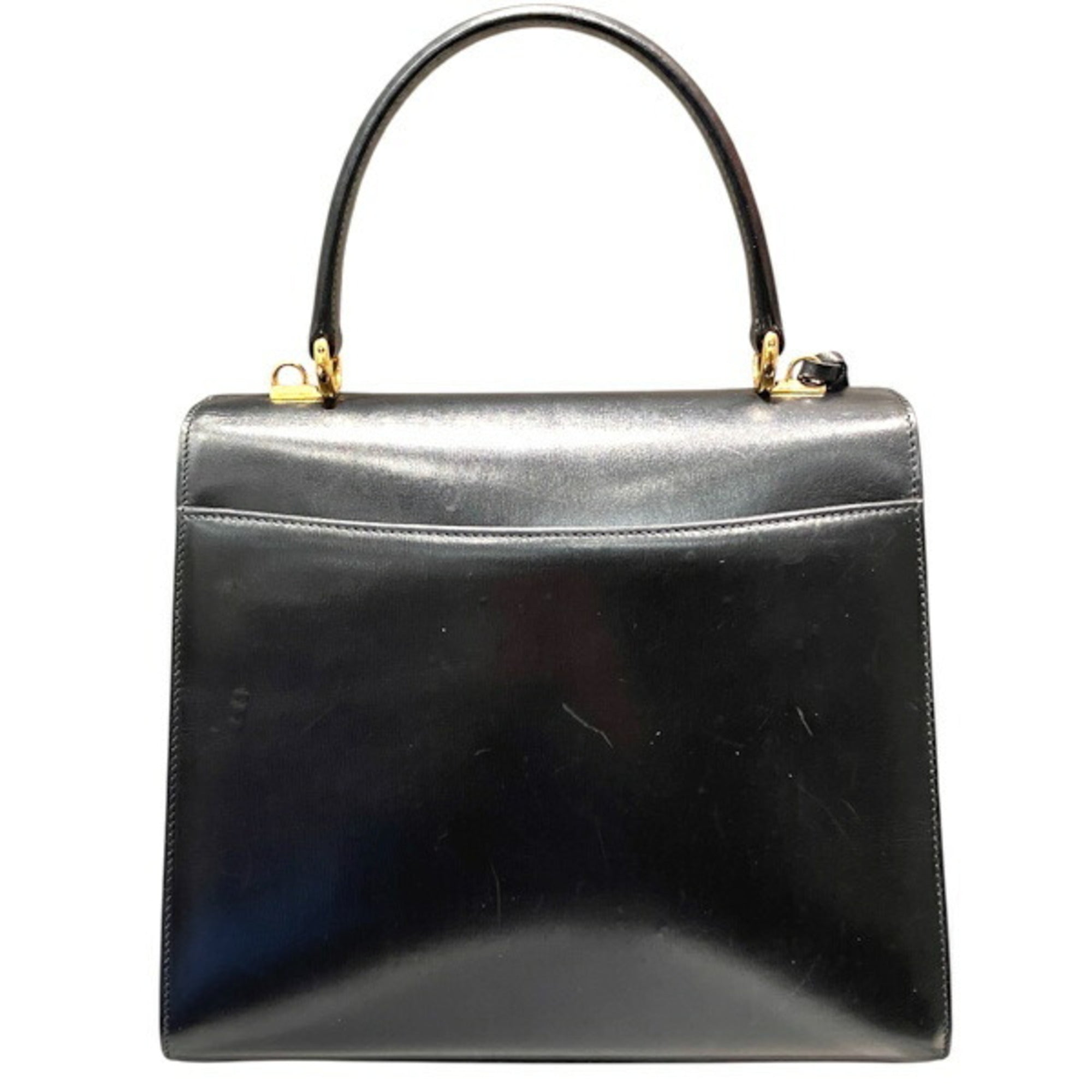 Gucci Black Leather Handbag (Pre-Owned)
