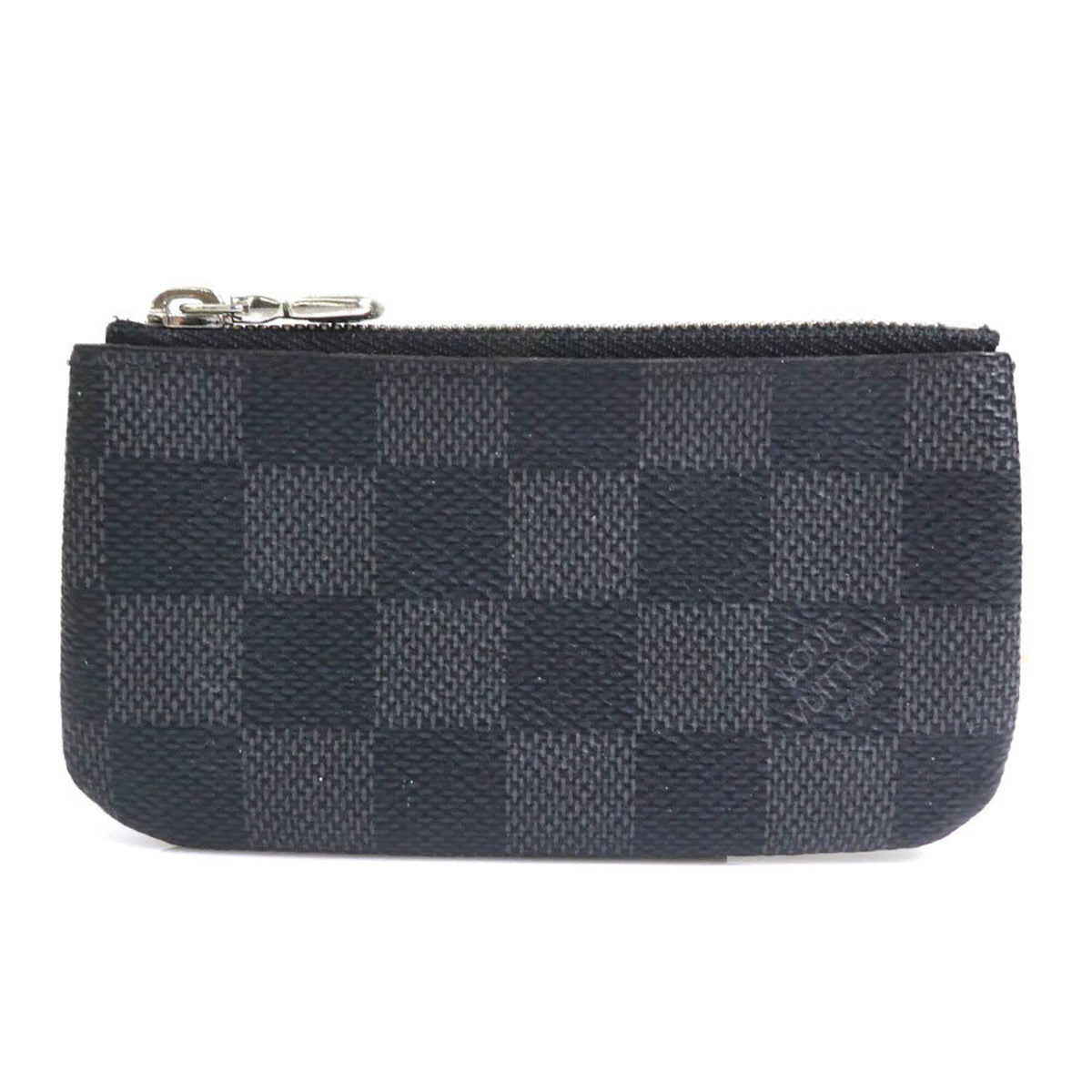 Louis Vuitton Black Gray Damier Graphite Coin Purse/Coin Case (Pre-Owned)