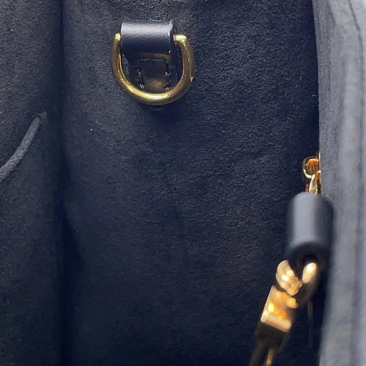 Louis Vuitton Black Monogram Noir Monogram Empreinte Handbag (Pre-Owned)