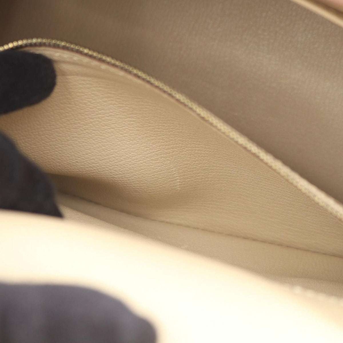 Hermes Ivory Epsom Leather Leather Handbag (Pre-Owned)