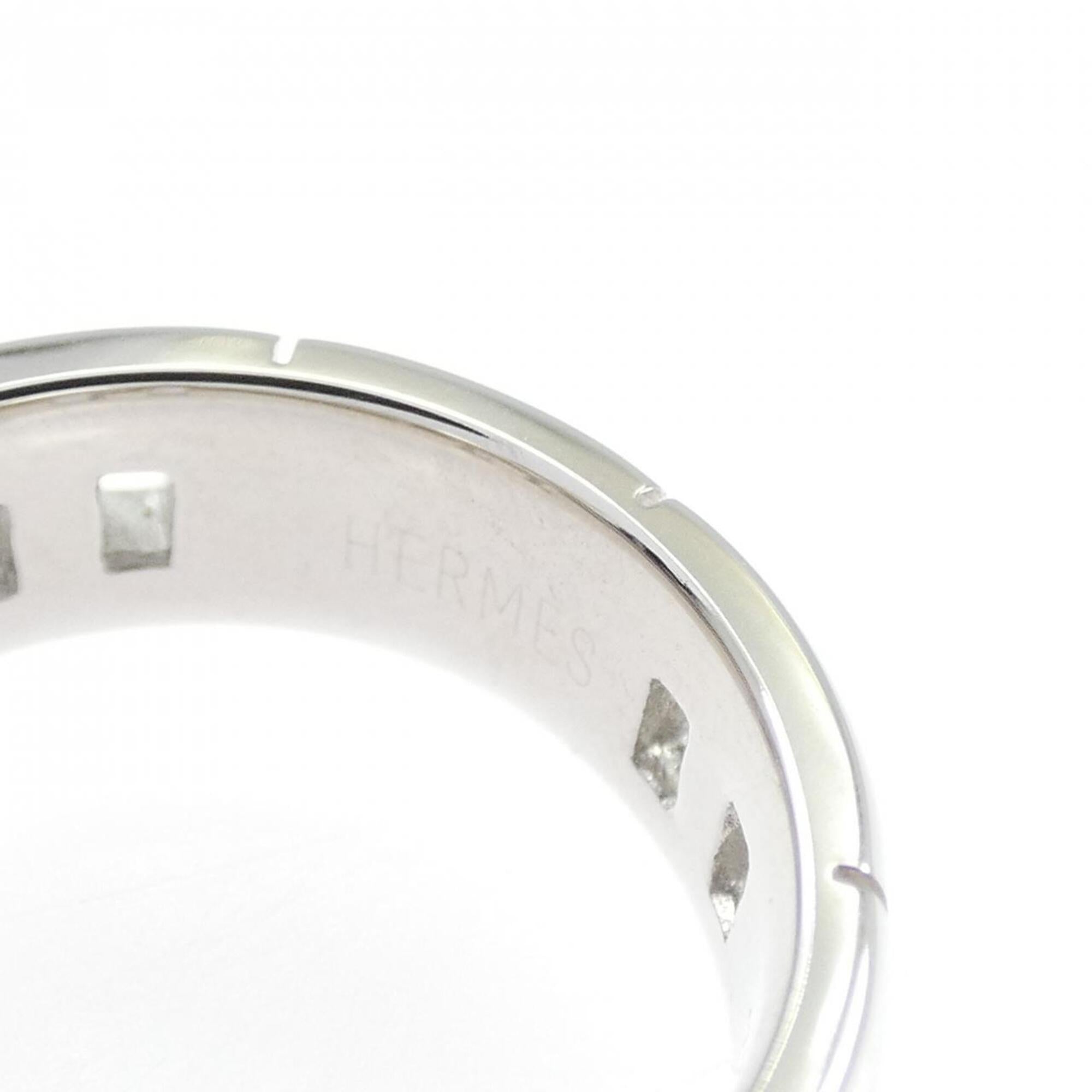 Hermes White Gold (18K) Band Ring (Pre-Owned)