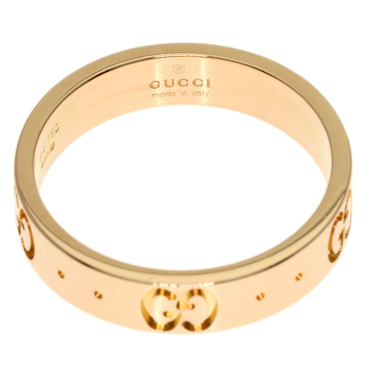 Gucci Pink Gold (18K) Band Ring (Pre-Owned)