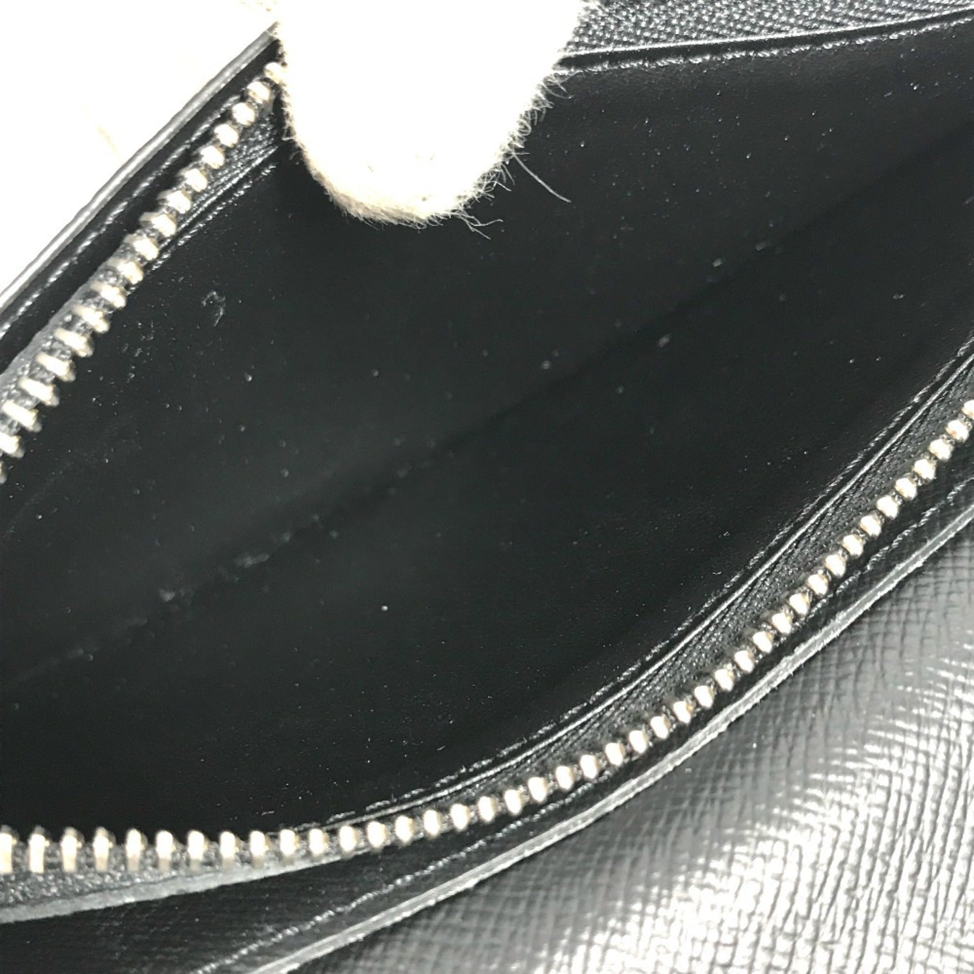 Louis Vuitton Taiga Ardoise Black Taiga Leather Long Wallet (Bi-Fold) (Pre-Owned)