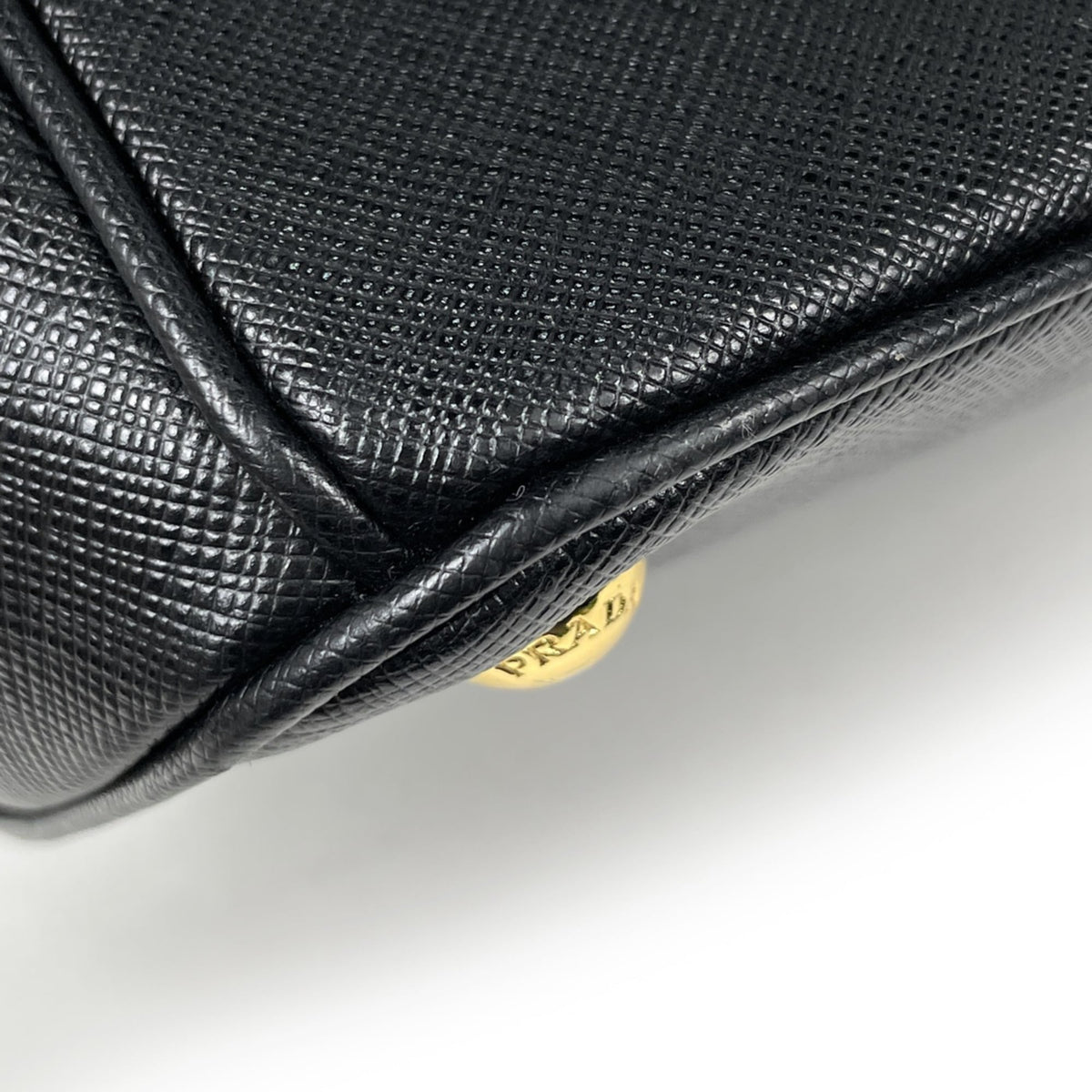 Prada Black Saffiano Handbag (Pre-Owned)