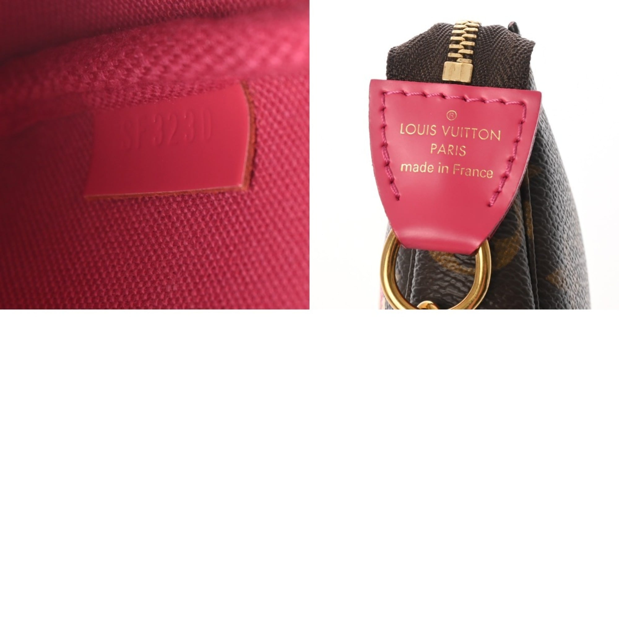 Louis Vuitton Brown Canvas Monogram Pochette Pouch (Pre-Owned)
