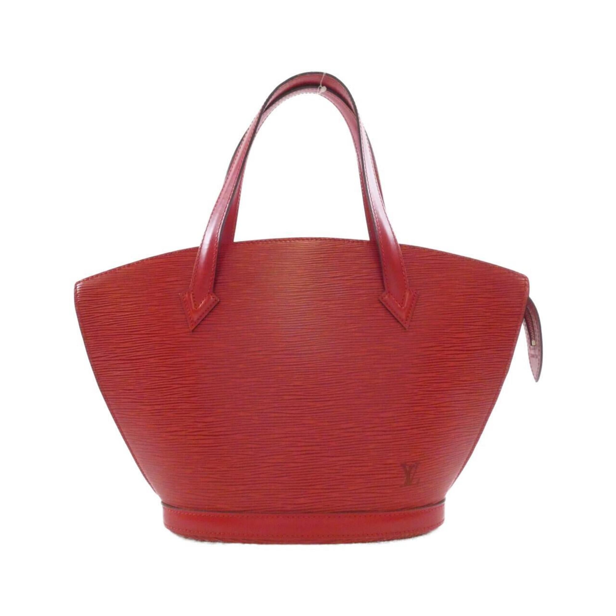 Louis Vuitton Red Color Leather Handbag (Pre-Owned)