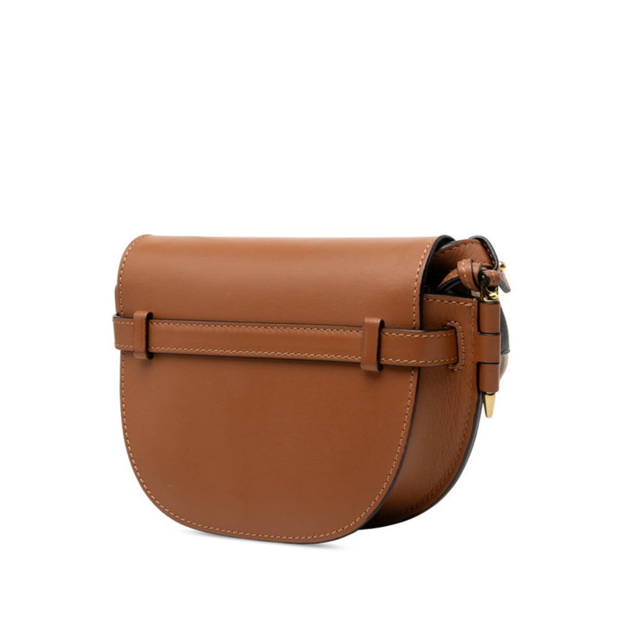 Loewe Beige Brown Leather Shoulder Bag (Pre-Owned)