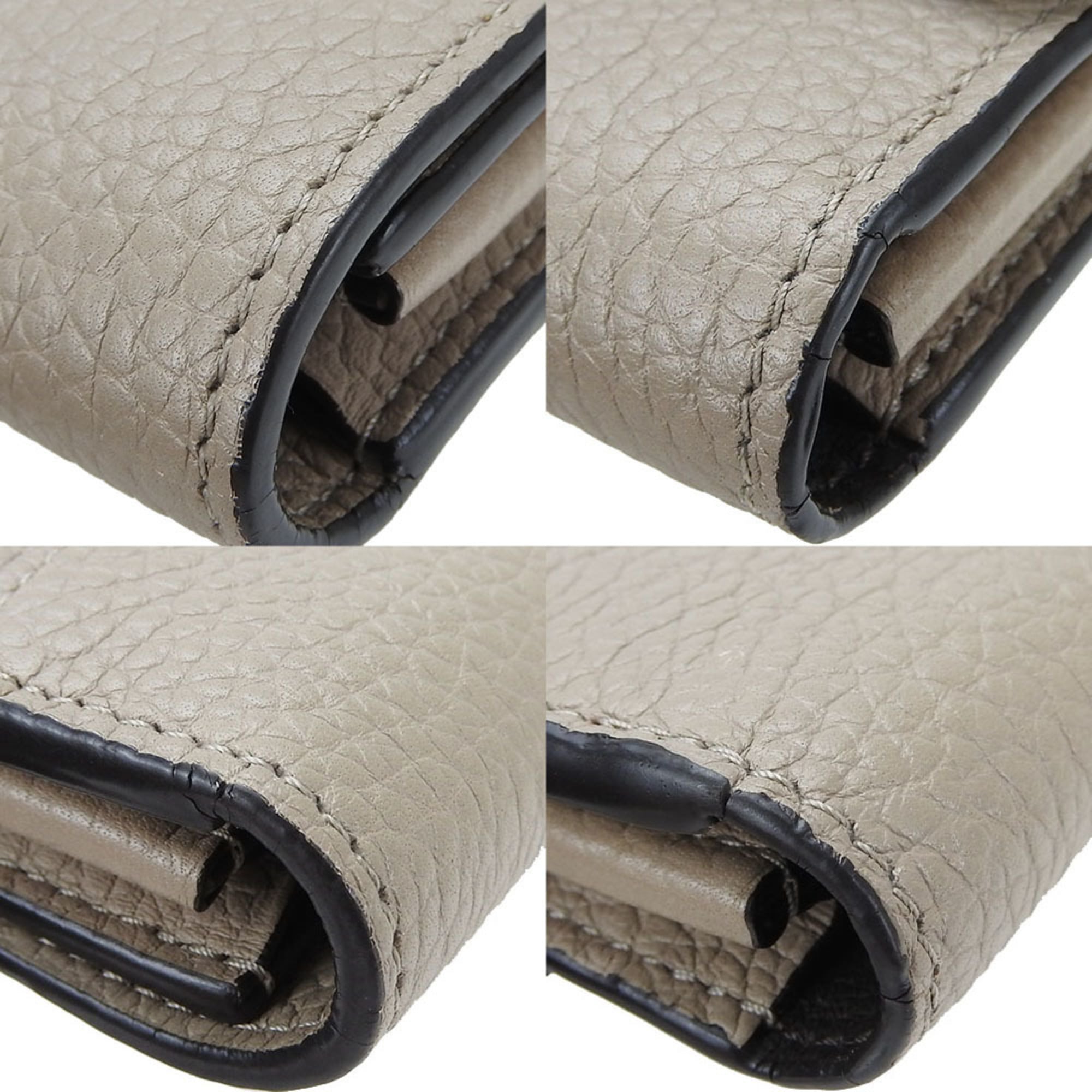 Louis Vuitton Galle Leather Long Wallet (Bi-Fold) (Pre-Owned)