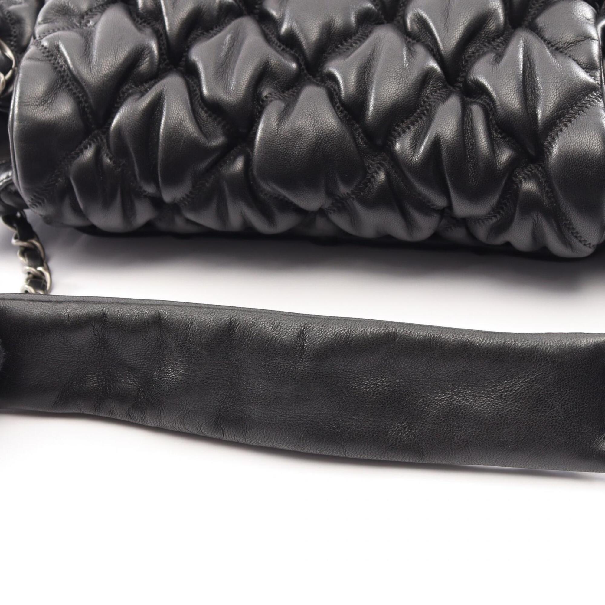 Chanel Black Handbag Shoulder Bag (Pre-Owned)