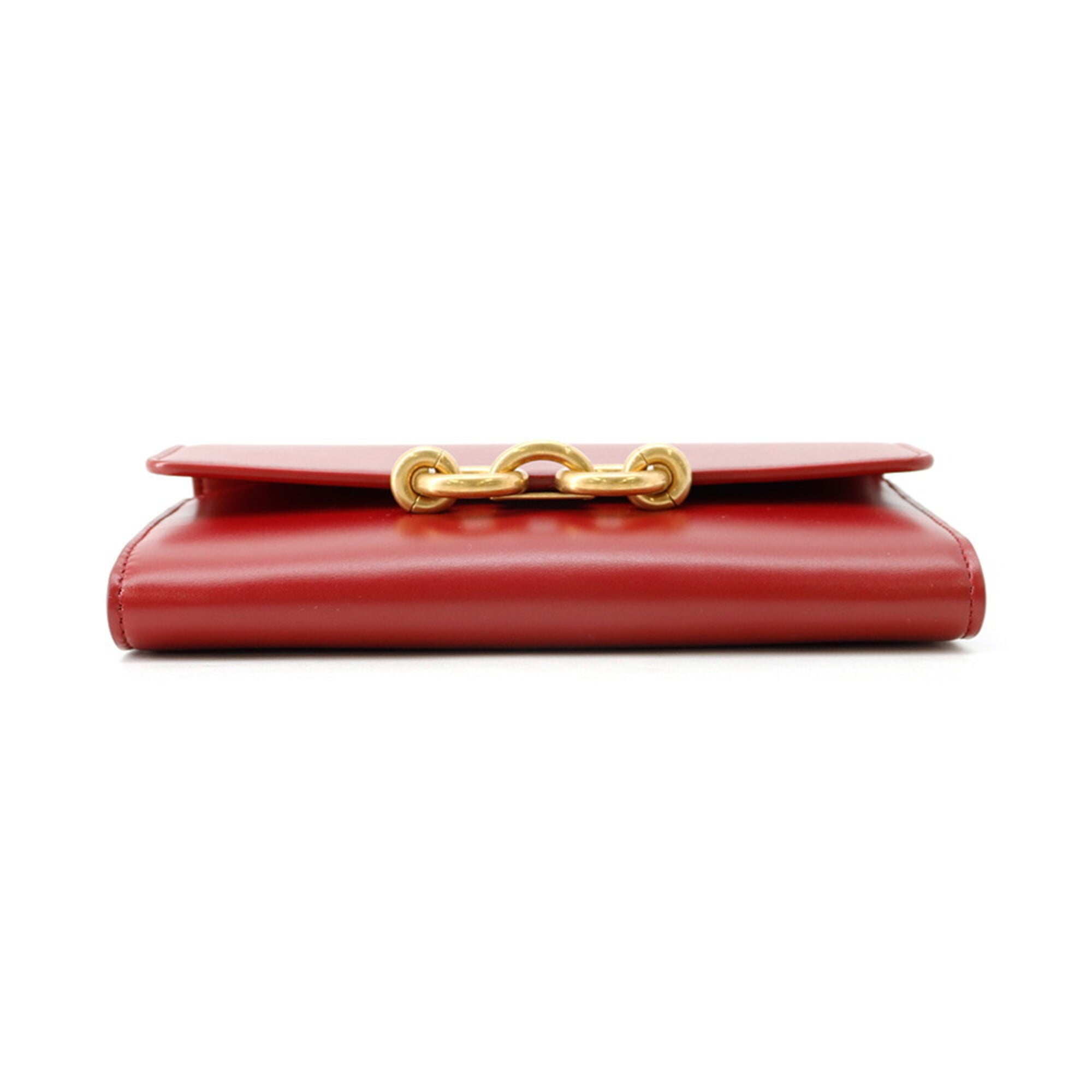 Yves Saint Laurent Leather Chain/Shoulder Wallet (Pre-Owned)