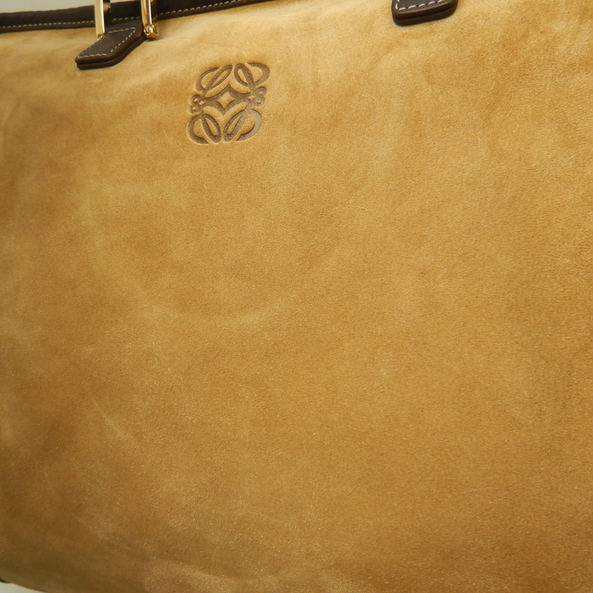 Loewe Brown Suede Leather Handbag (Pre-Owned)