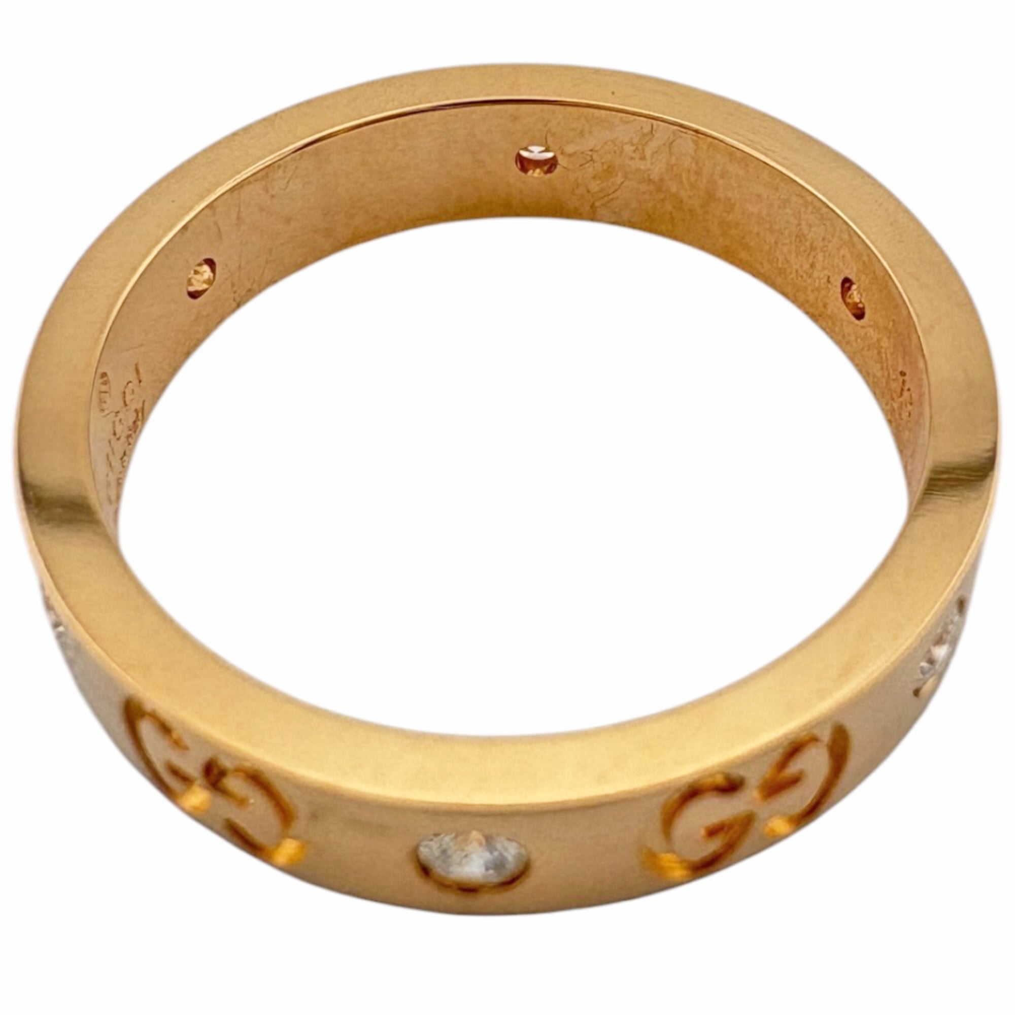 Gucci Gold Pink Gold (18K) Band Ring (Pre-Owned)