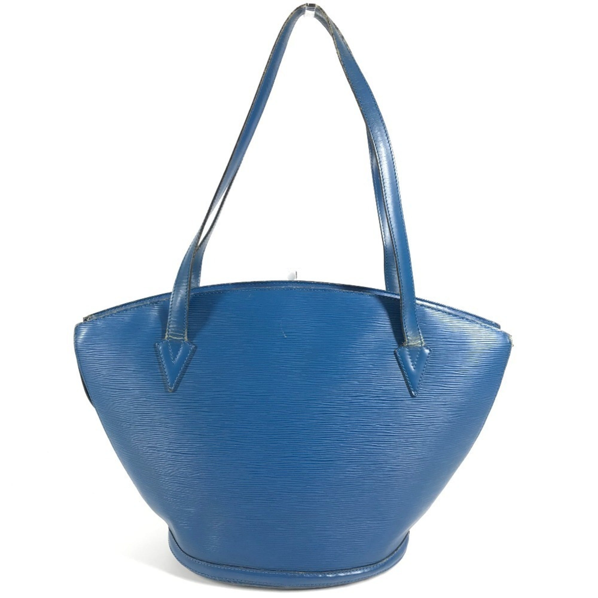 Louis Vuitton Blue Toledo Blue Epi Leather Shoulder Bag Tote Bag (Pre-Owned)