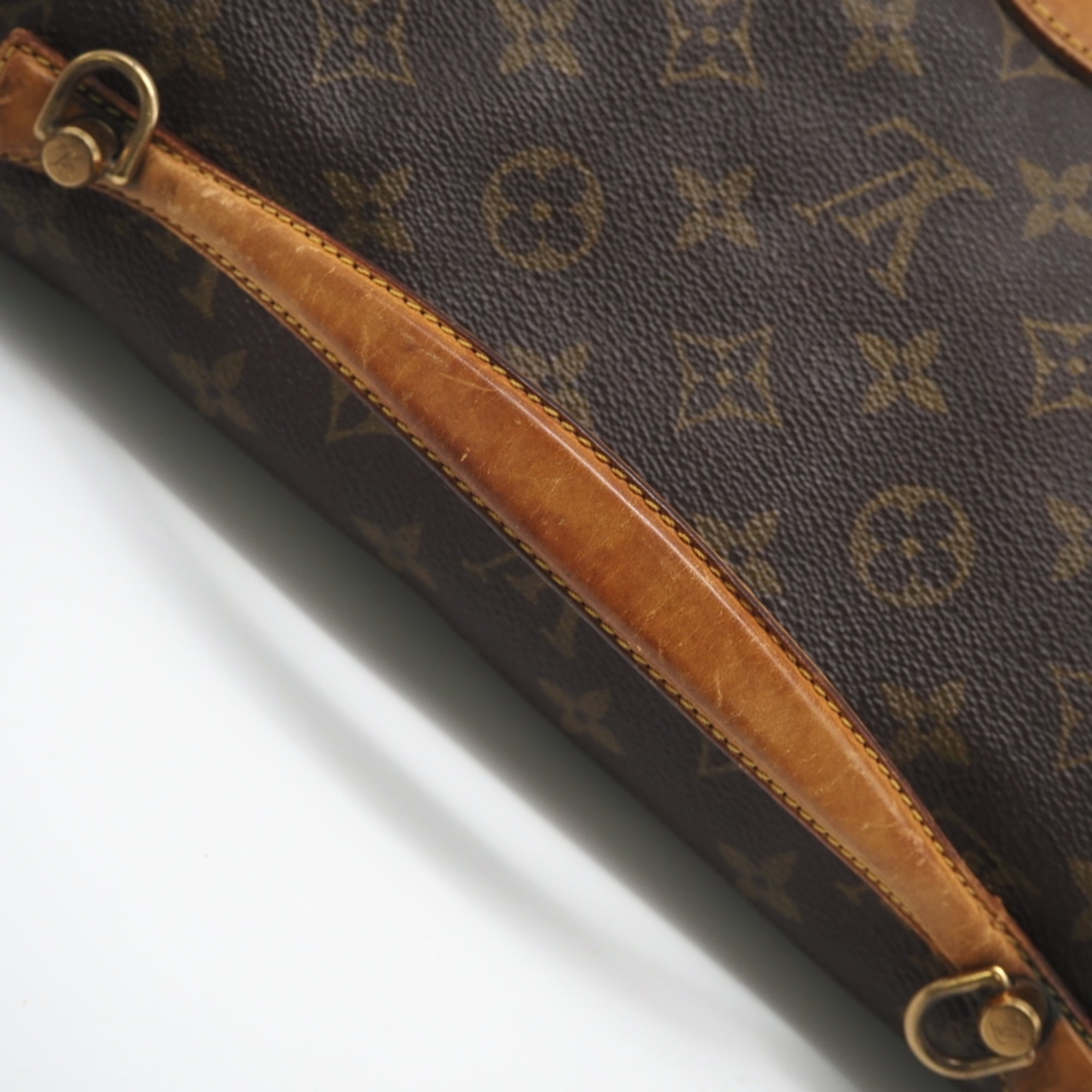 Louis Vuitton Brown Coated Canvas Leather Handbag (Pre-Owned)