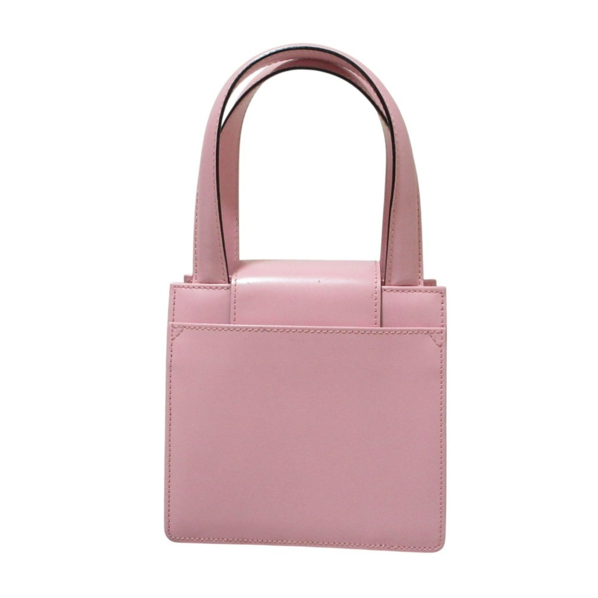 Bvlgari Pink Leather Handbag Shoulder Bag (Pre-Owned)