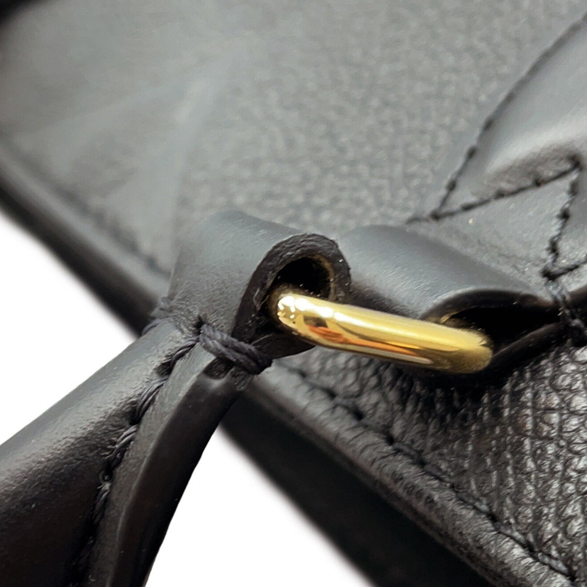 Louis Vuitton Noir Monogram Empreinte Handbag (Pre-Owned)