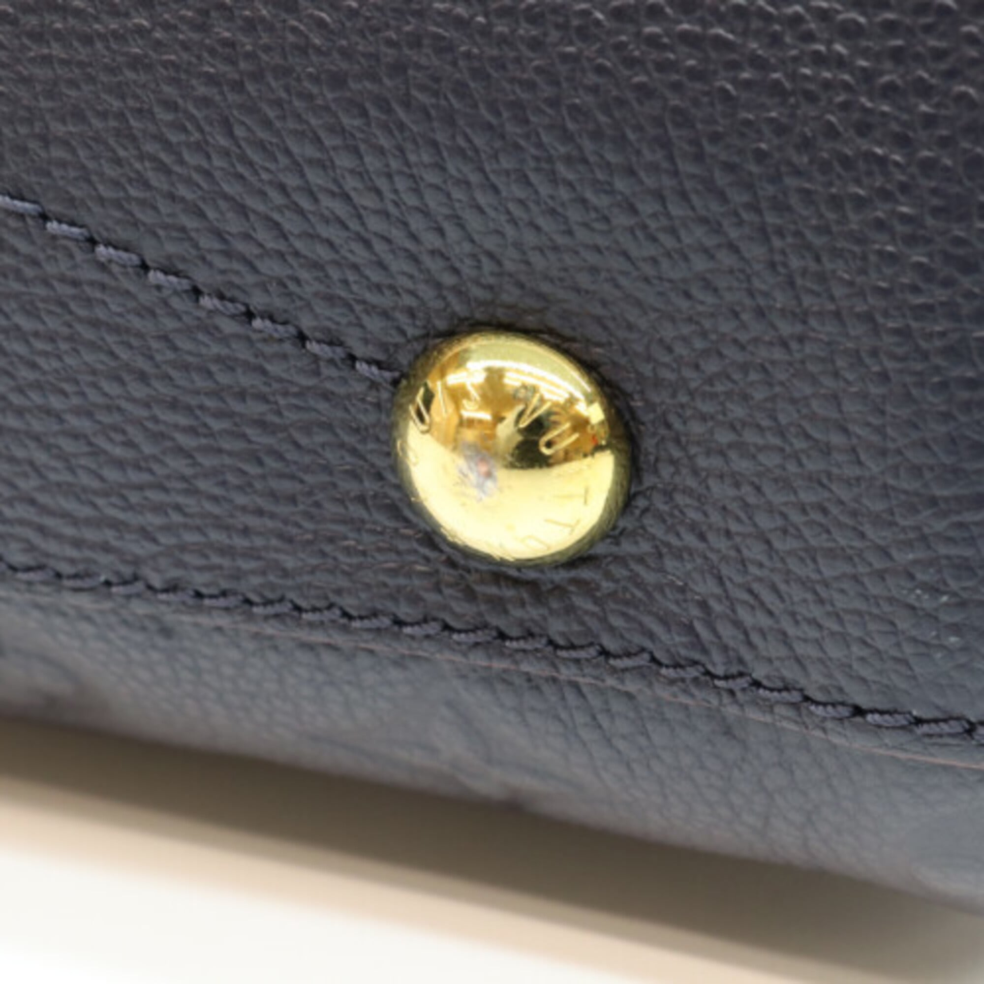 Louis Vuitton Navy Red Color Monogram Empreinte Shoulder Bag (Pre-Owned)