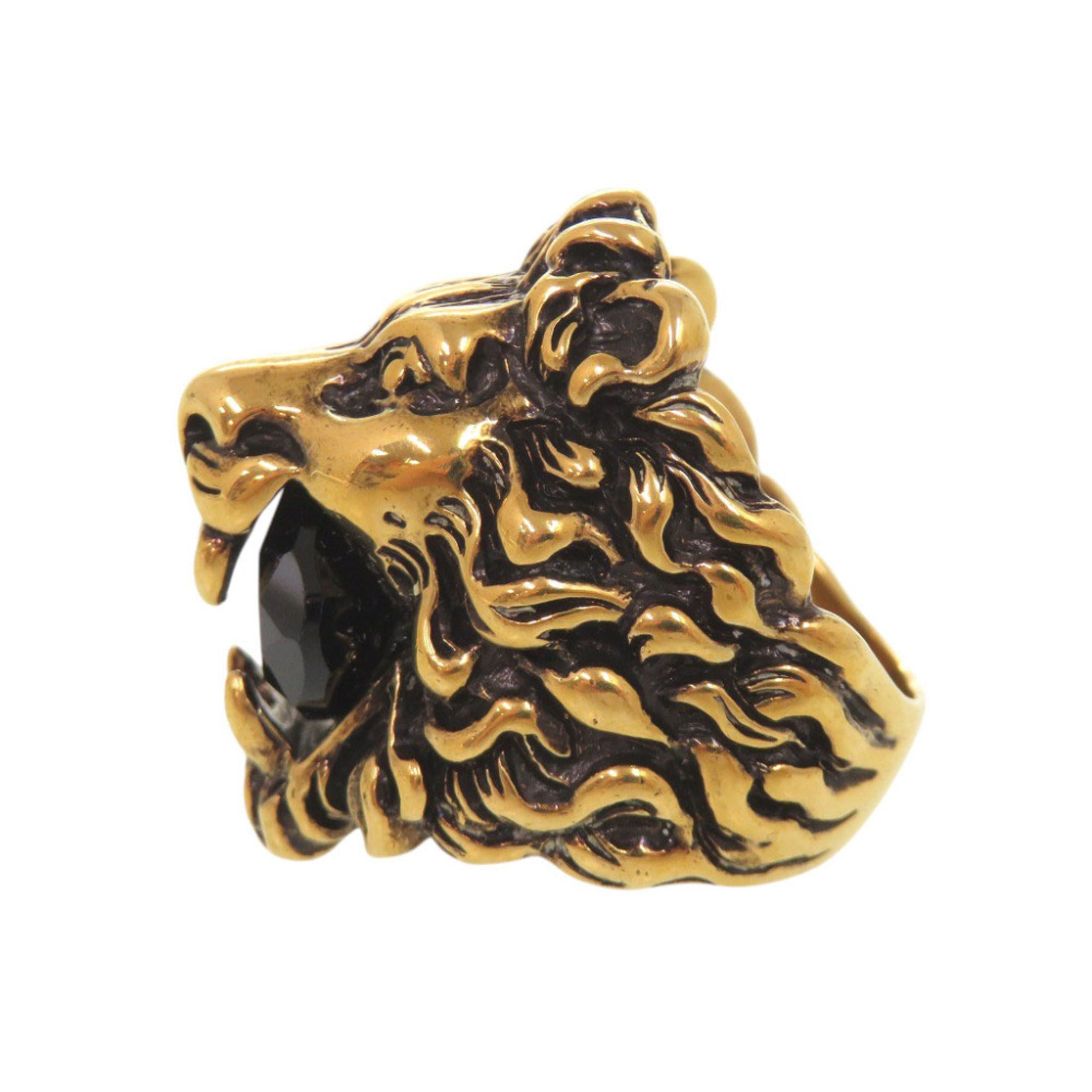 Gucci Gold Metal Band Ring (Pre-Owned)