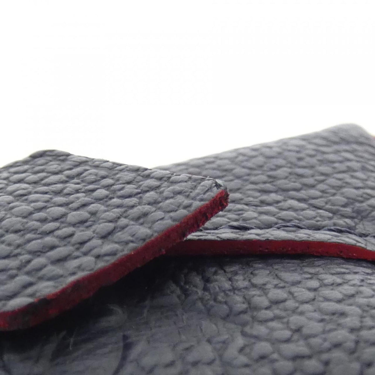 Louis Vuitton Marine Rouge Leather Handbag Pochette Pouch (Pre-Owned)