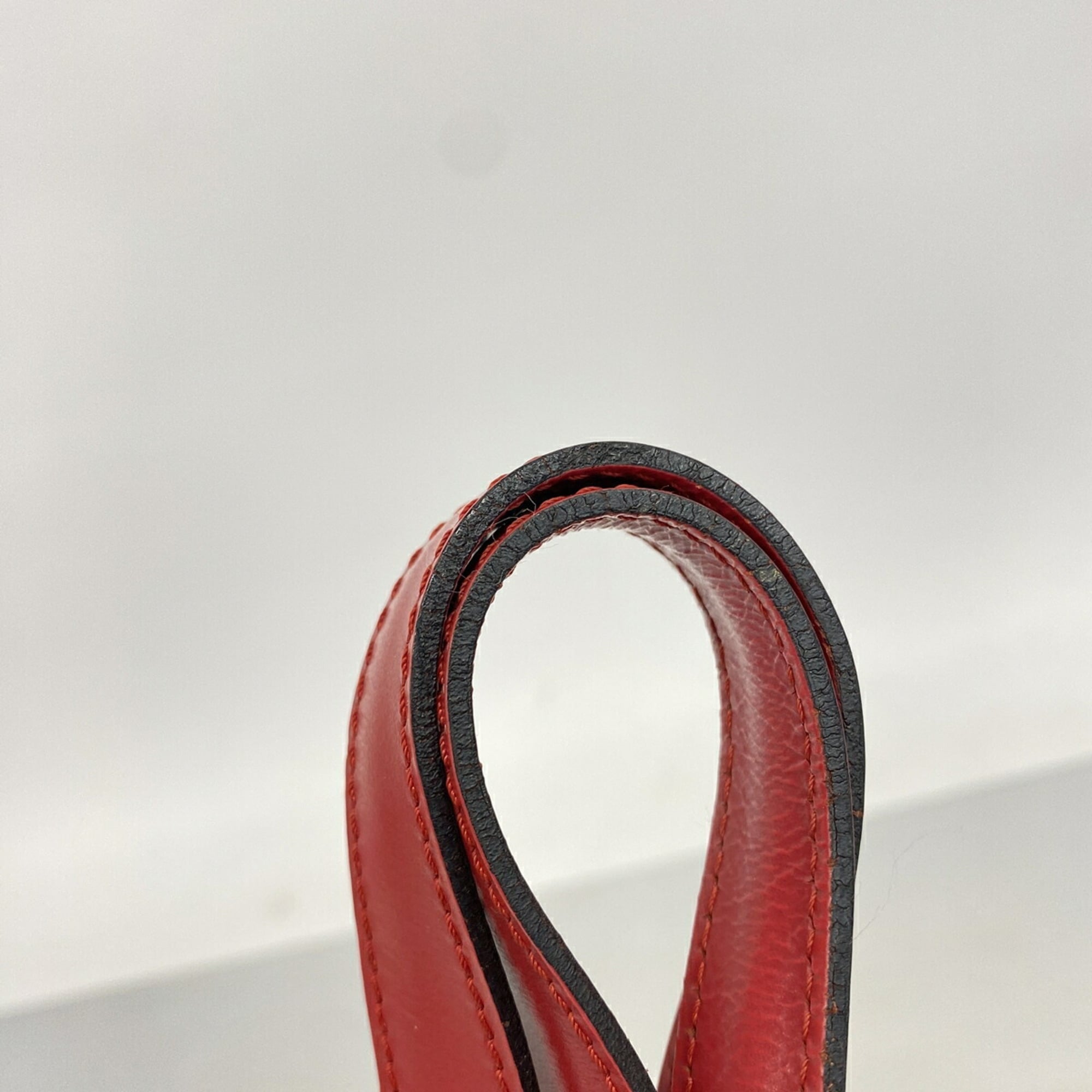 Louis Vuitton Castilian Red Handbag (Pre-Owned)