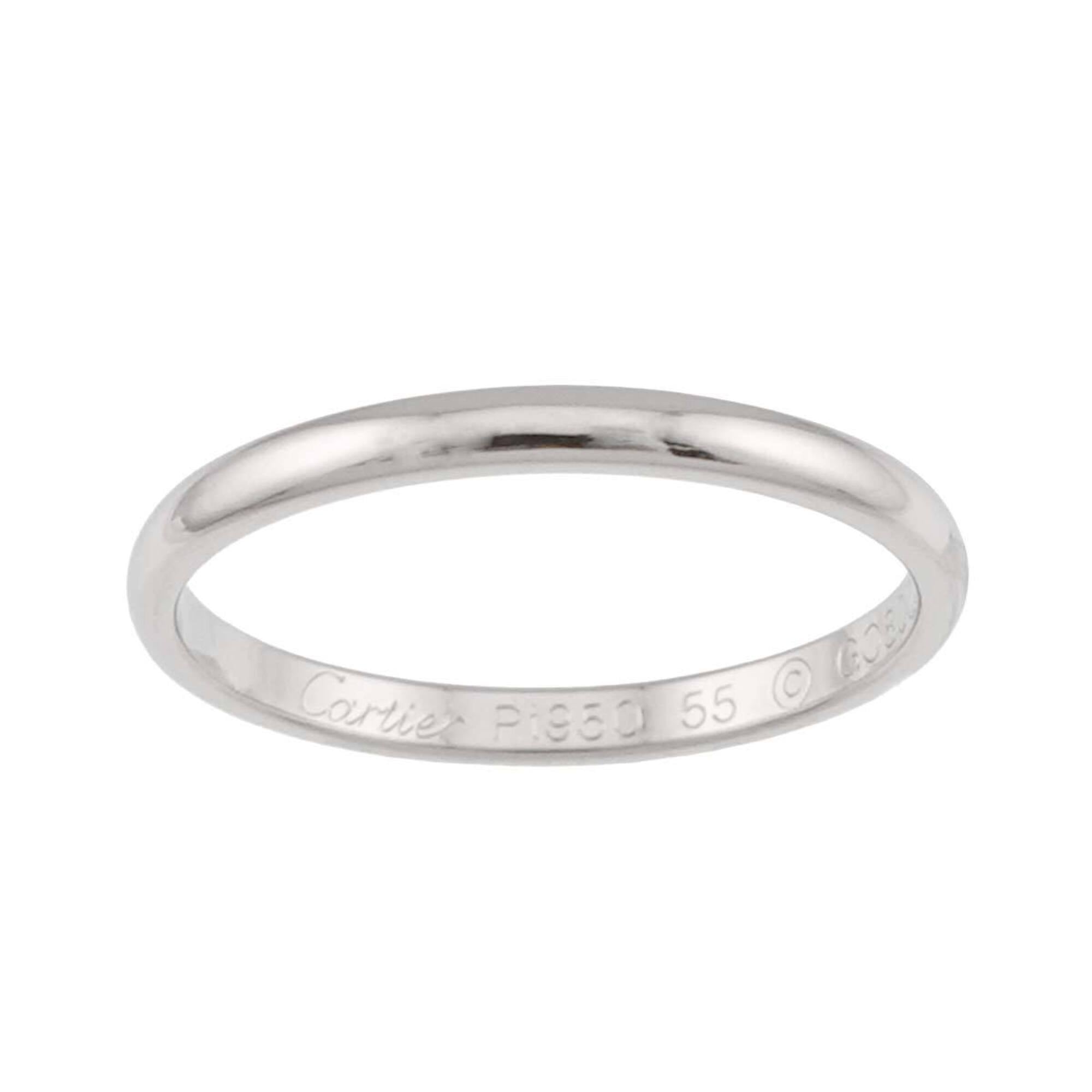 Cartier Platinum 950 Band Ring (Pre-Owned)