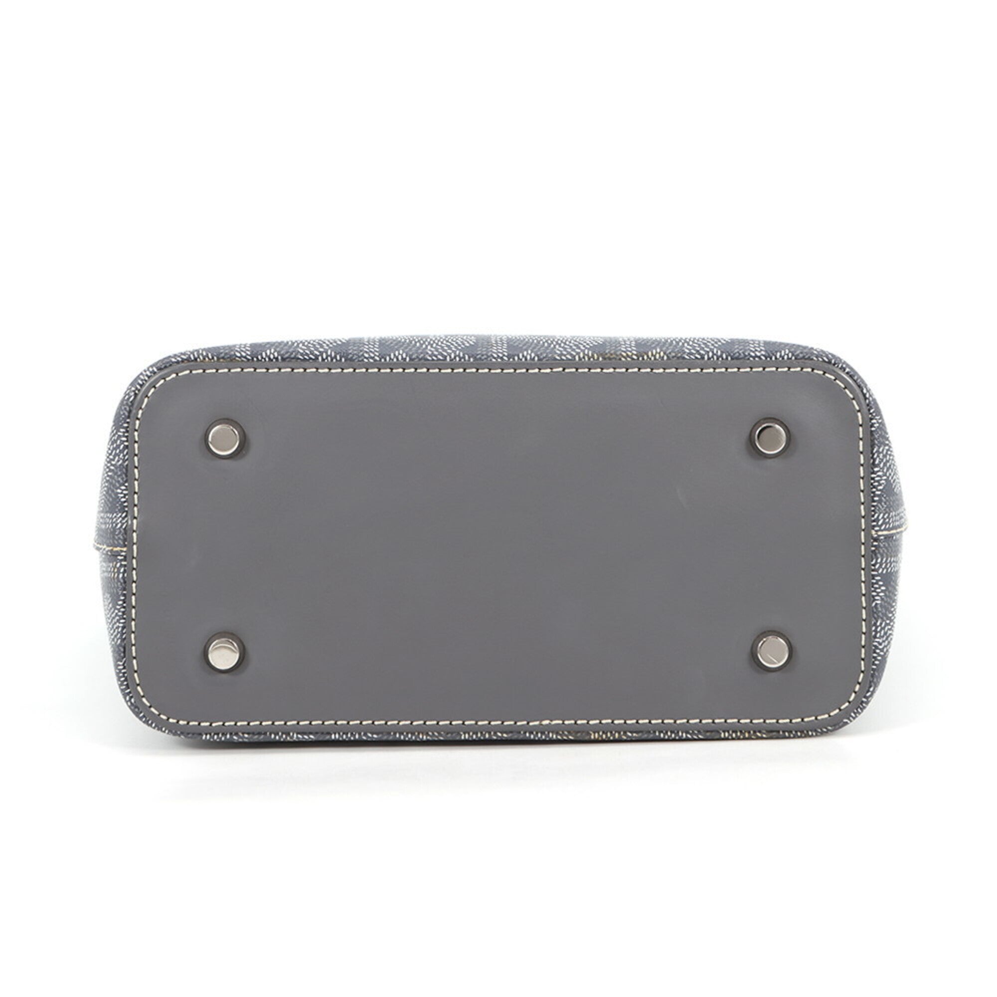 Goyard Gray White Pvc Handbag Shoulder Bag (Pre-Owned)