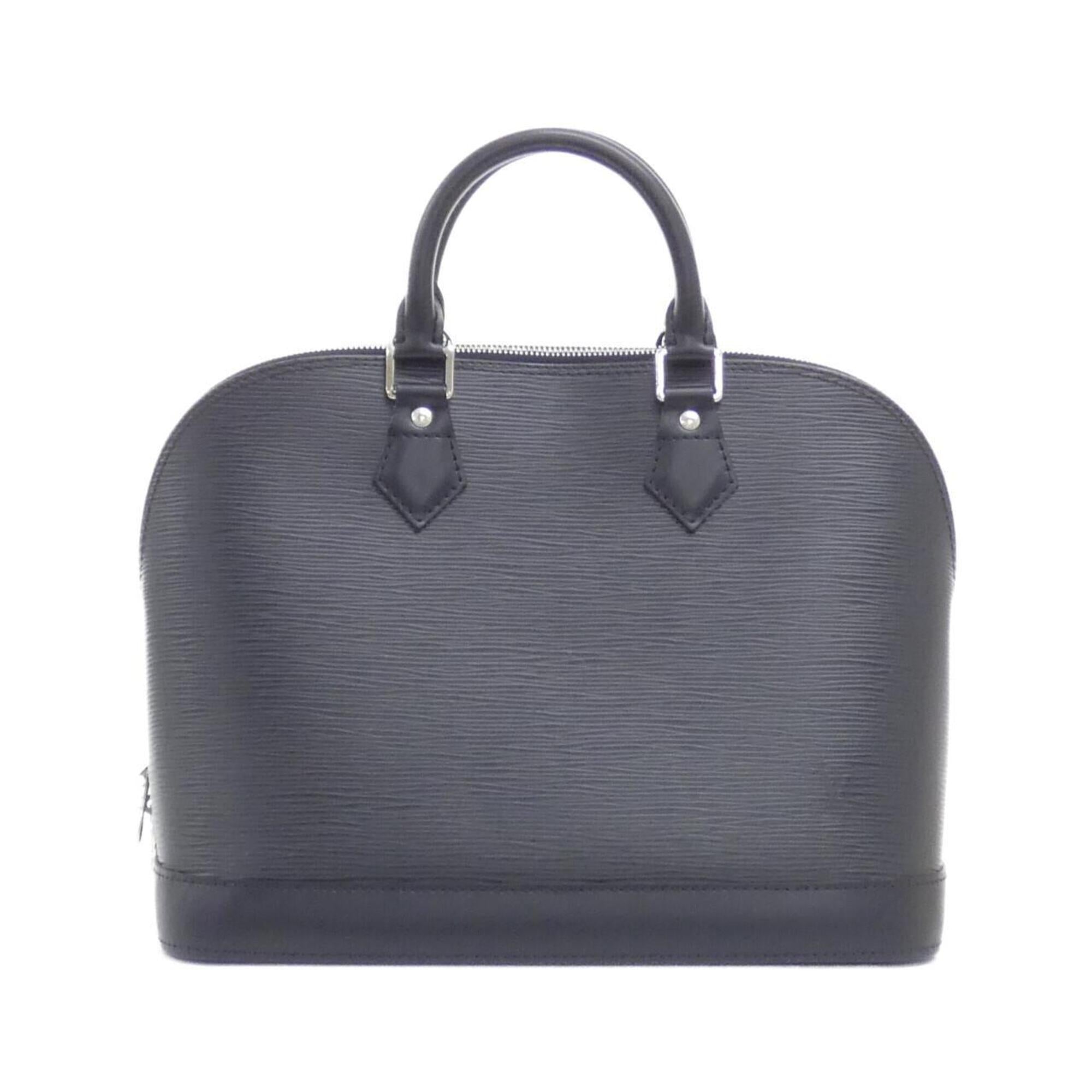 Louis Vuitton Black Leather Handbag (Pre-Owned)