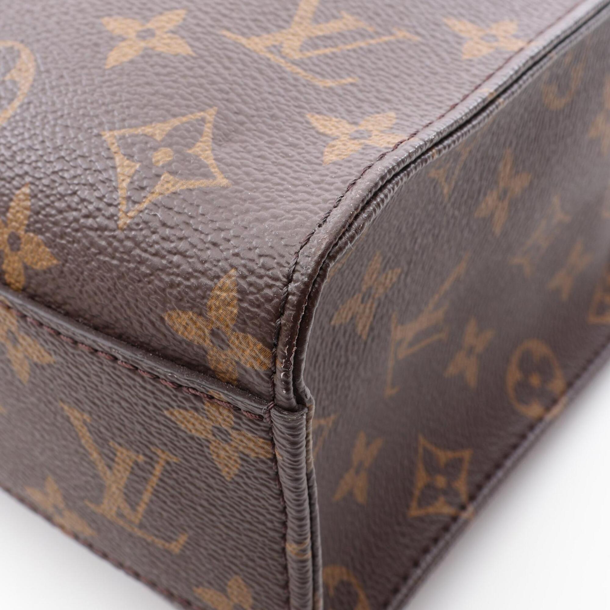 Louis Vuitton Brown Coated Canvas Pvc Monogram Leather Handbag Tote Bag (Pre-Owned)