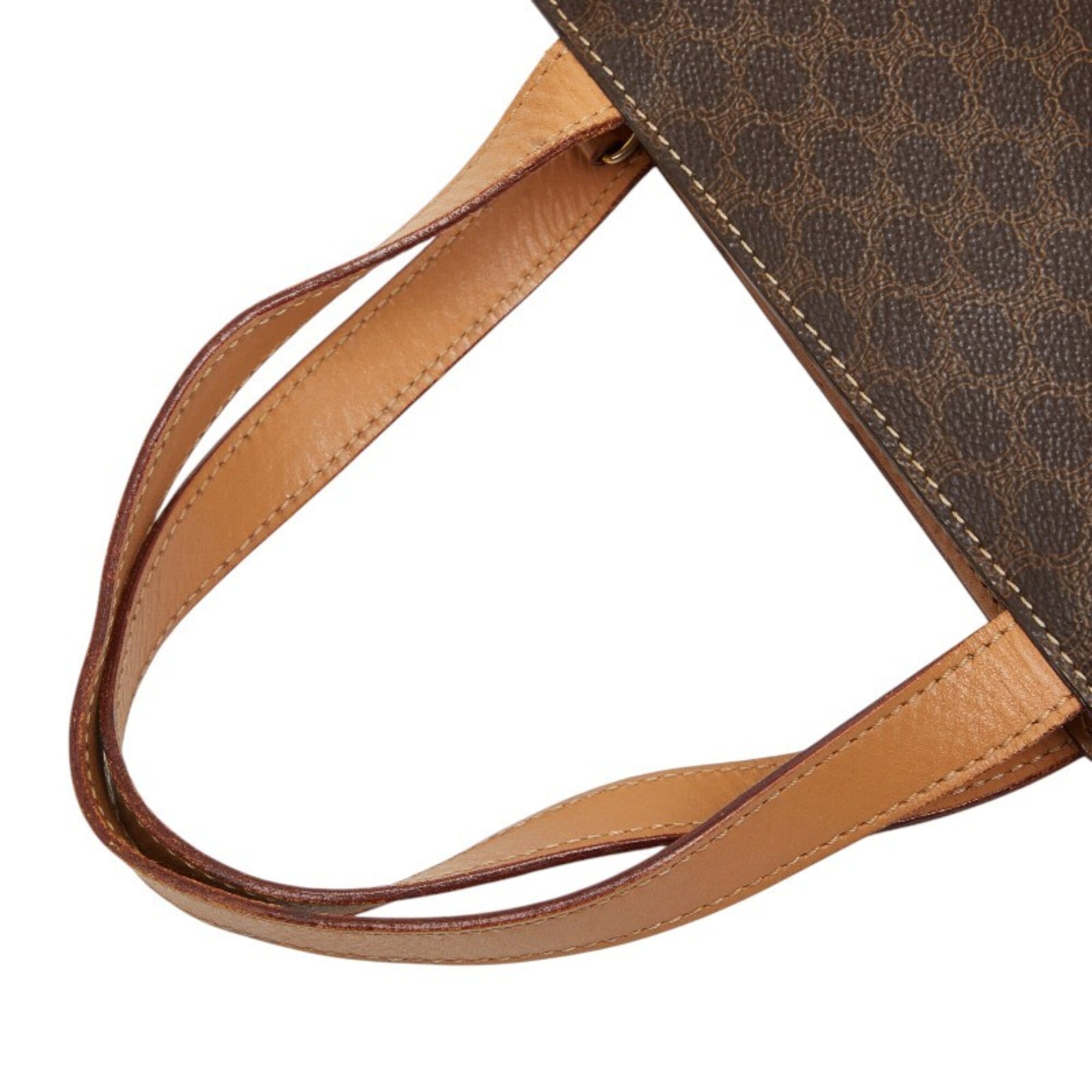 Celine Brown Pvc Leather Handbag (Pre-Owned)