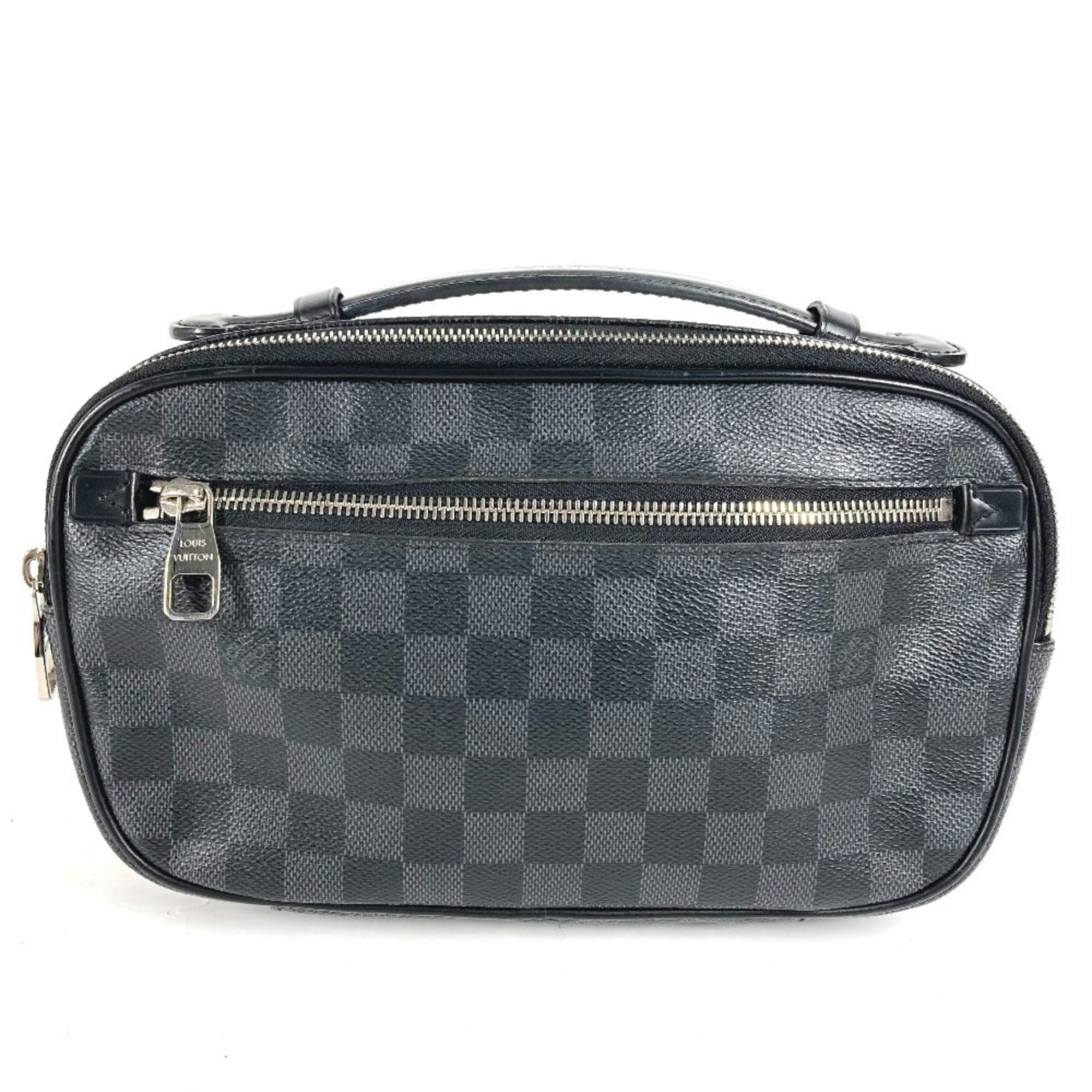 Louis Vuitton Damier Graphite Black Damier Graphite Shoulder Bag Sling Bag (Pre-Owned)