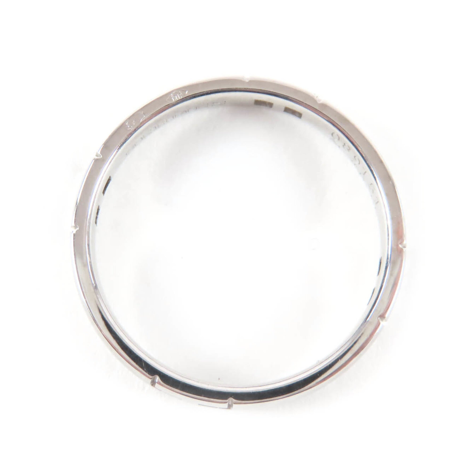 Hermes Silver White Gold (18K) Band Ring (Pre-Owned)